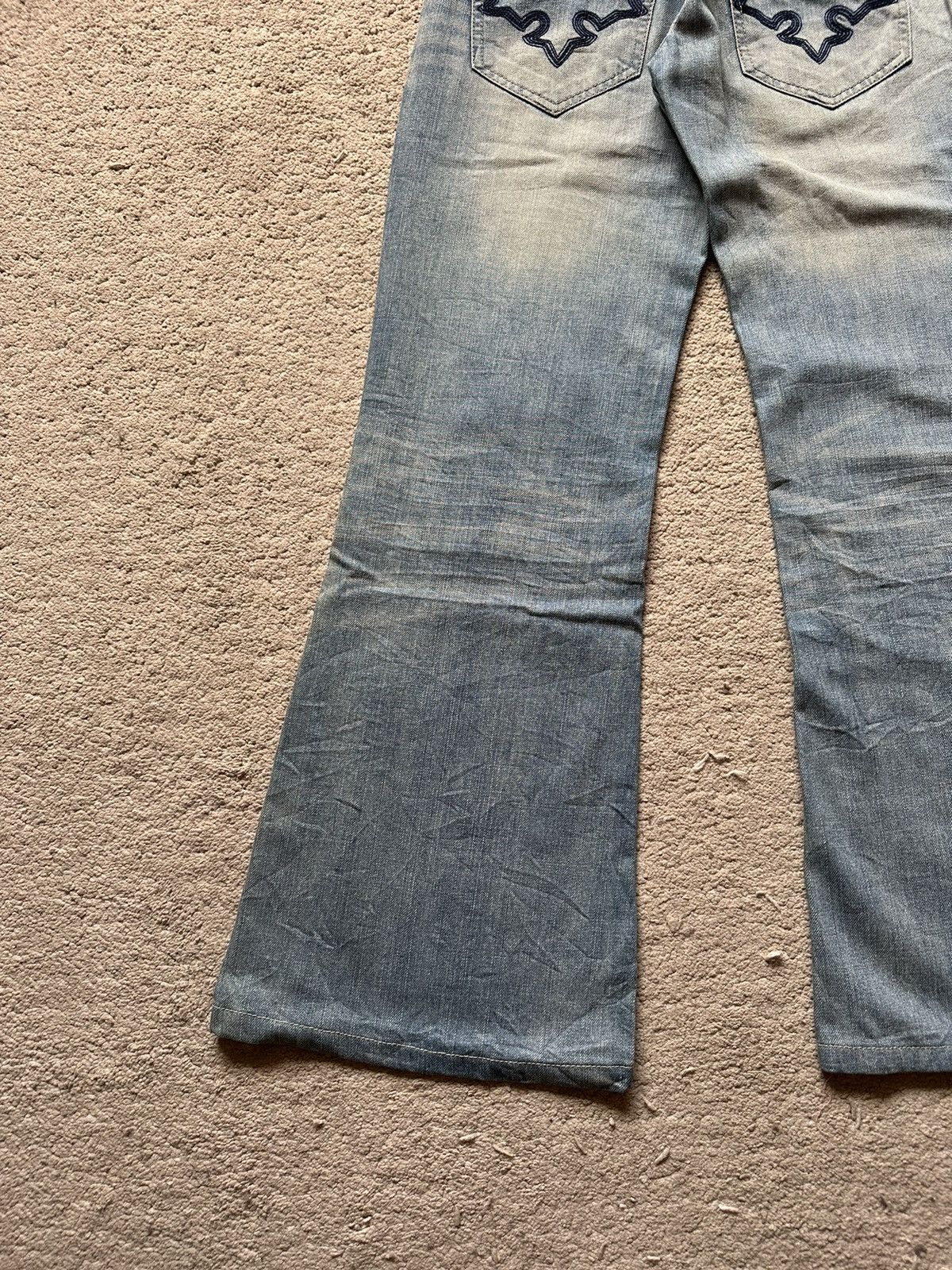 Cook Jeans 2000s Cook Jeans Washed Flare Jeans / Bootcut Jeans Size US 29 - 12 Thumbnail