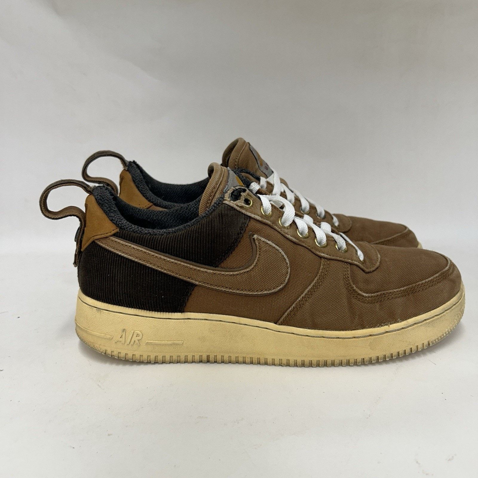 Nike Nike Air Force 1 Low Carhartt WIP “Ale Brown” AV4113-200 Size US 11 / EU 44 - 4 Thumbnail