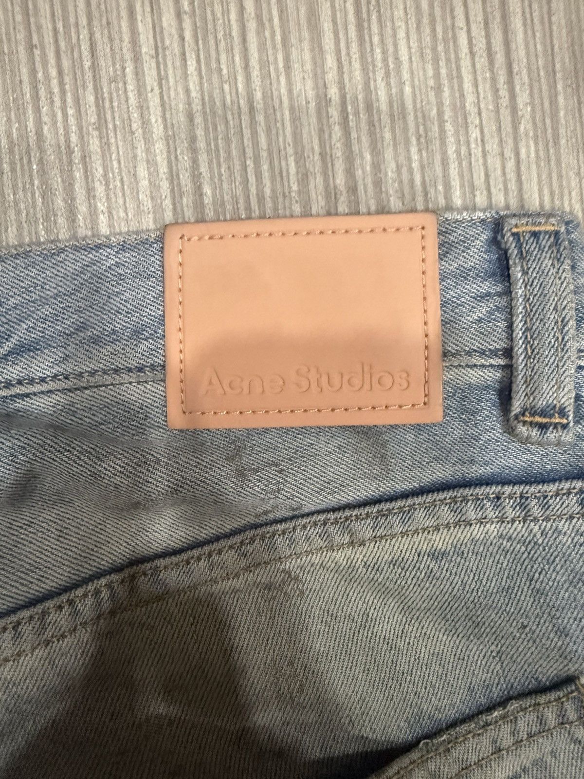 Acne Studios Acne Studios 2023m light blue paint splatter Size US 28 / EU 44 - 3 Thumbnail