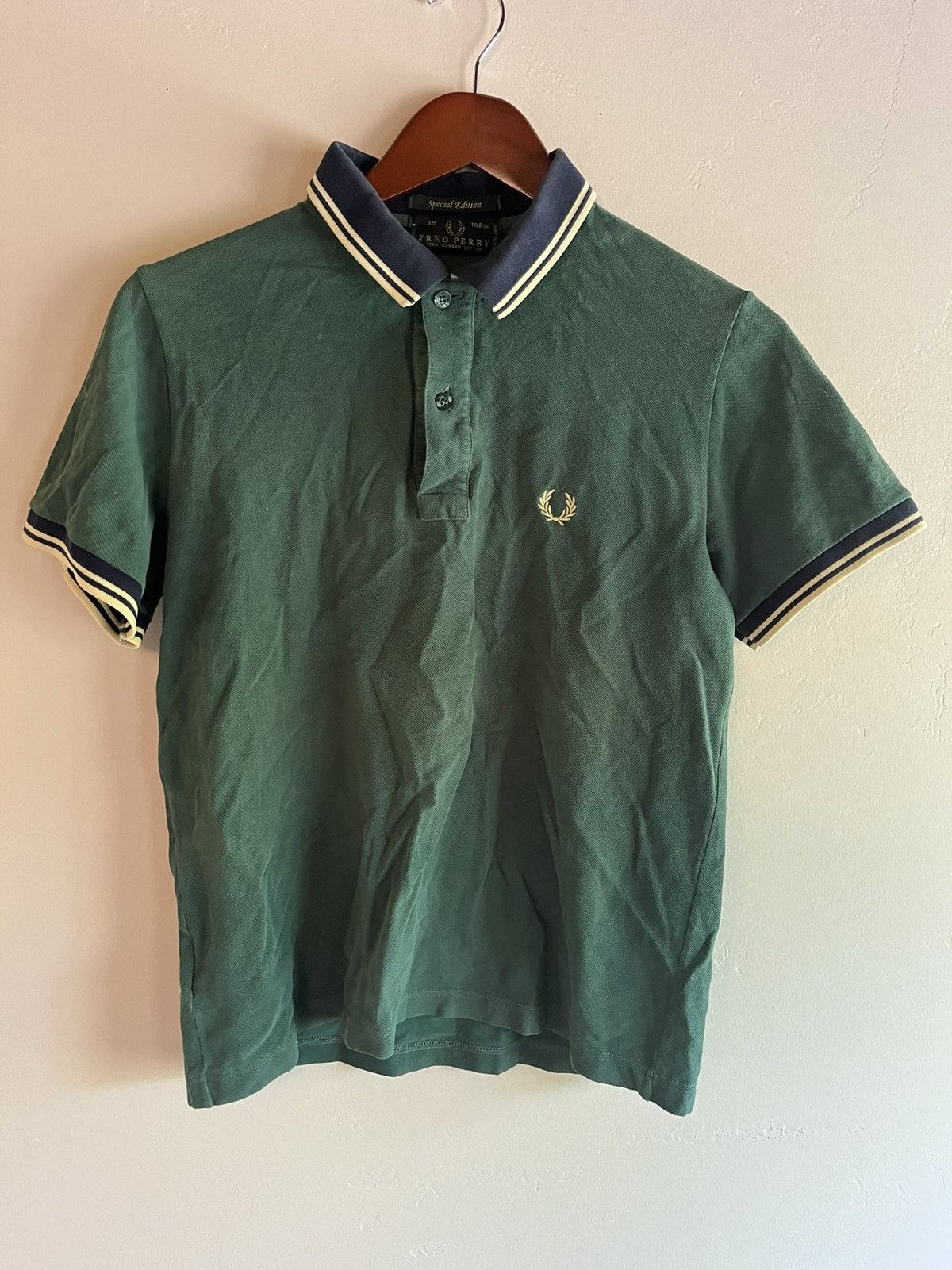 Fred Perry Fred Perry Polo “special edition” sz 40 green/blue/yellow Size US M / EU 48-50 / 2 - 1 Thumbnail