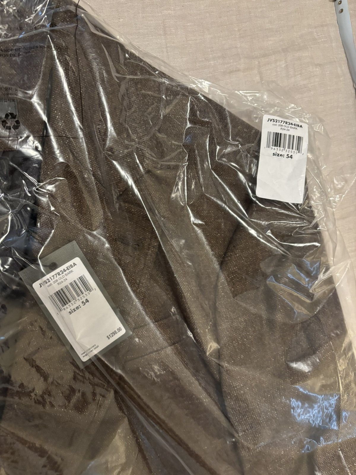 John Varvatos $1298 NWT John Varvatos Rind Jacket Men's Brown 54 EU 44 US Size 44R - 16 Thumbnail