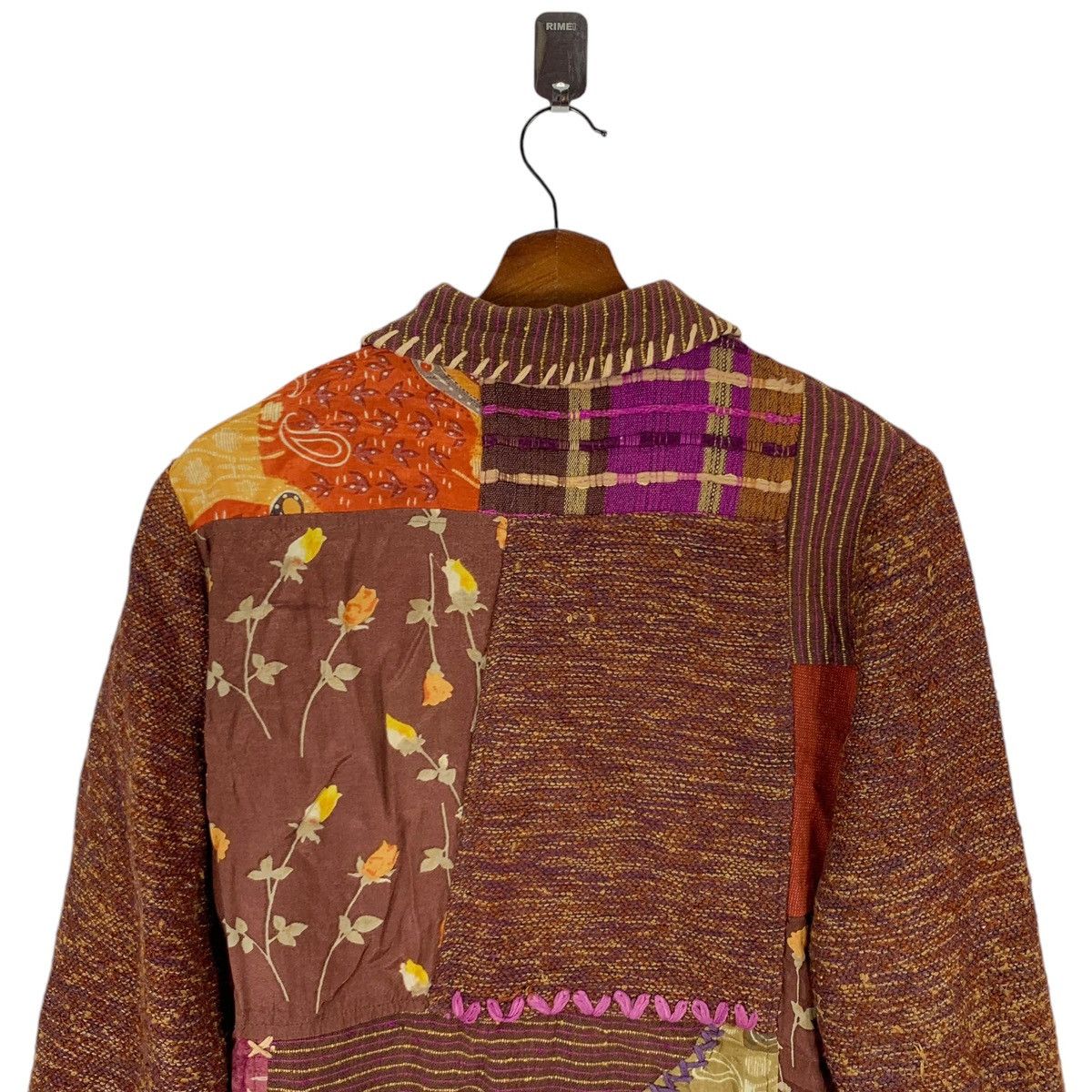 Designer × Native × Vintage VINTAGE SHARON ANTHONY CRYSTAL PATCH WORK JACKET Size M / US 6-8 / IT 42-44 - 7 Thumbnail