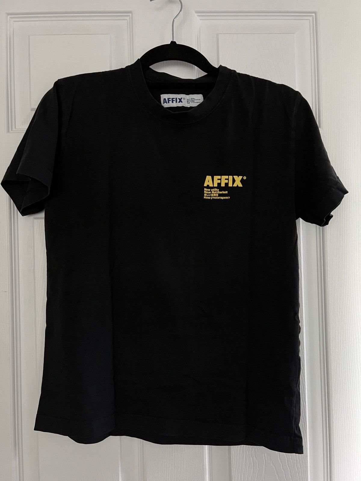 AFFXWRKS AFFXWRKS Black Logo T-Shirt Size US XS / EU 42 / 0 - 2 Thumbnail