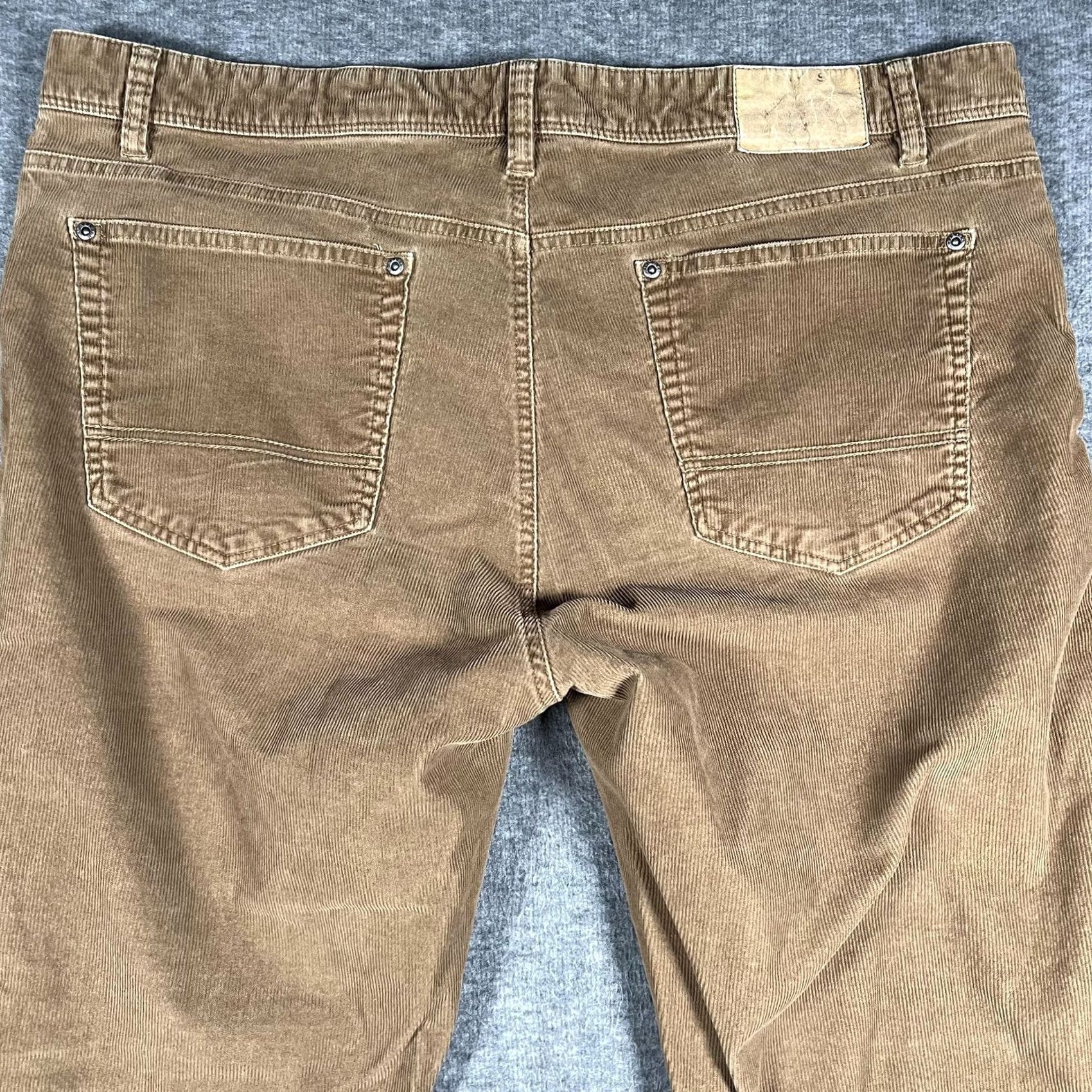 Orvis Orvis Pants Mens 42x30 Brown Corduroy Five Pocket Stretch Casual Workwear Size US 42 / EU 58 - 3 Thumbnail