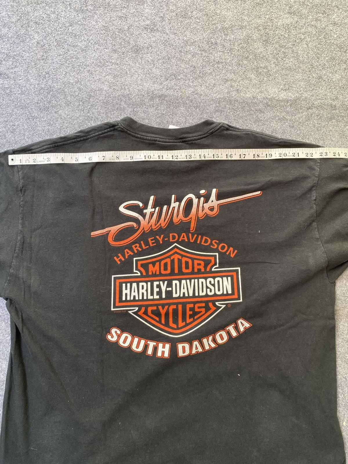 Vintage Vtg 2005 Harley Davidson Sturgis Black Hills Rally Tshirt Size US XL / EU 56 / 4 - 10 Thumbnail