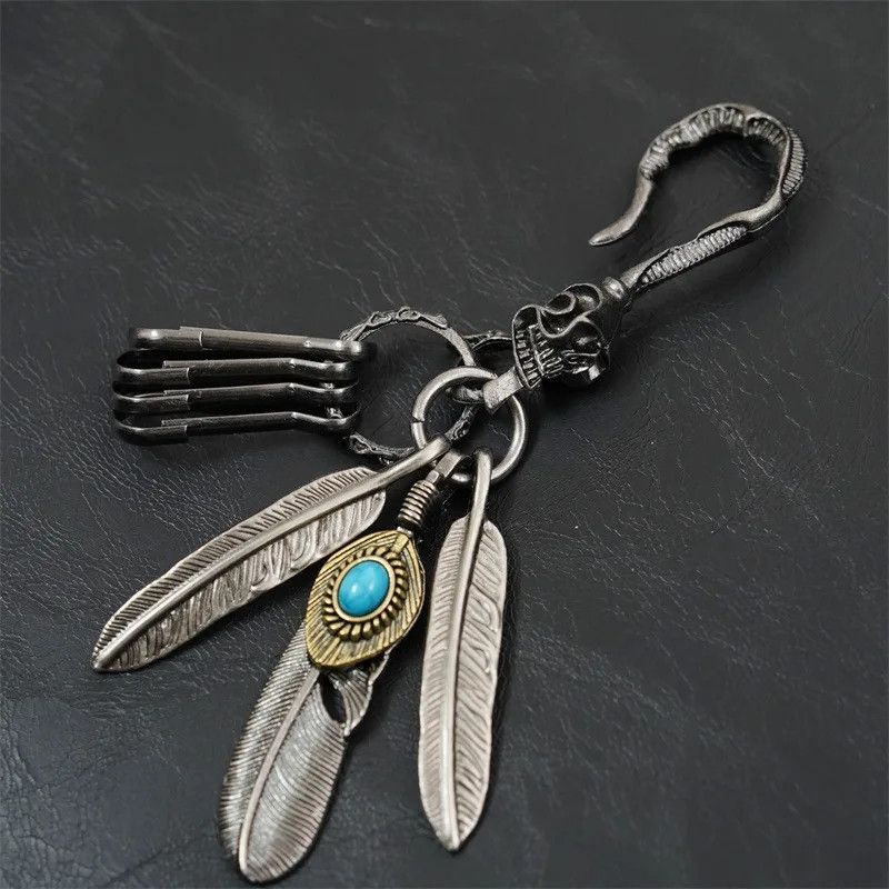 Japanese Brand Vintage Aesthetic Metal HookK Keychain Size ONE SIZE - 2 Thumbnail