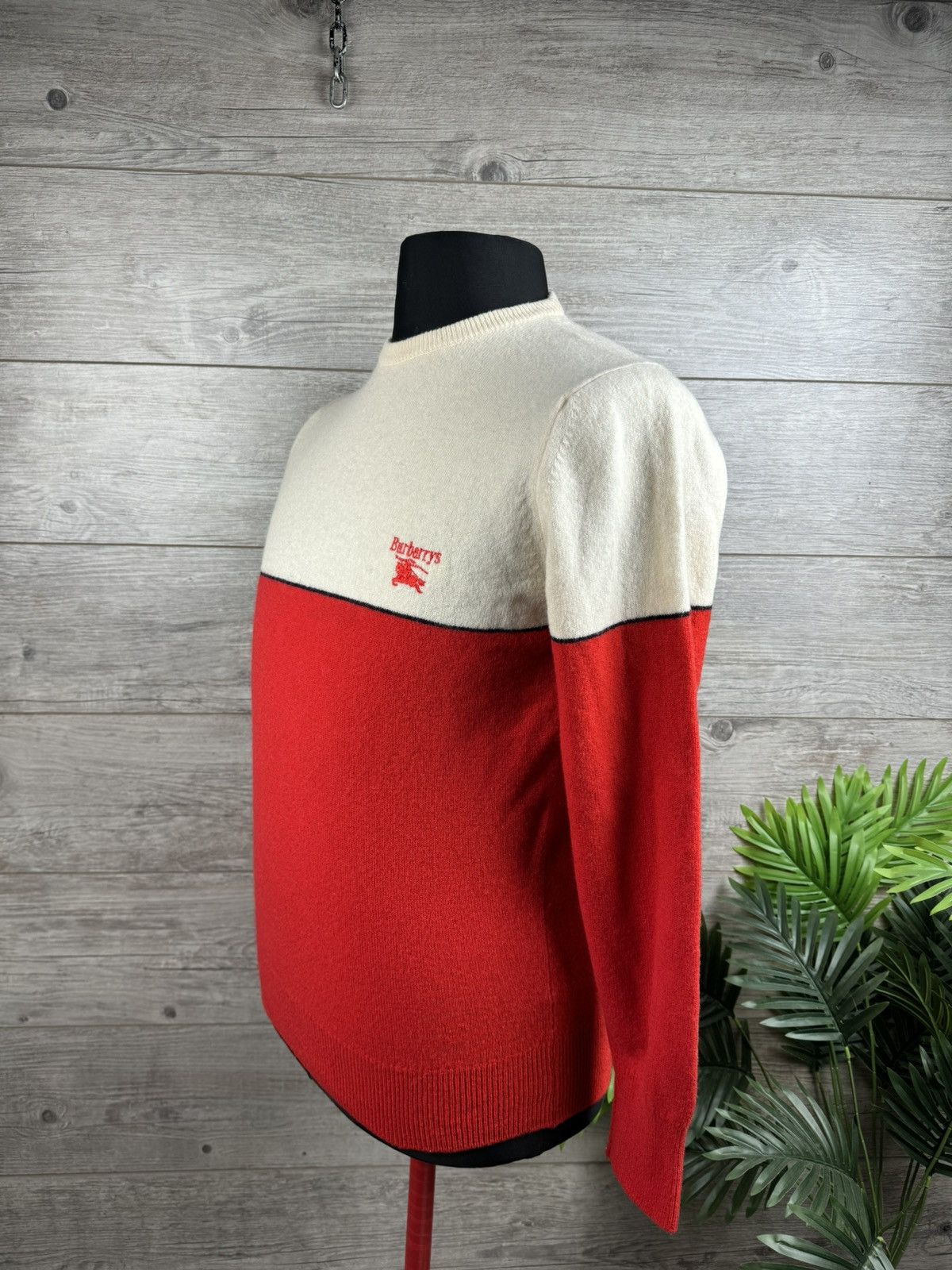 Designer × Vintage Burberrys Wool Sweater vintage Luxury size S Size US S / EU 44-46 / 1 - 4 Thumbnail