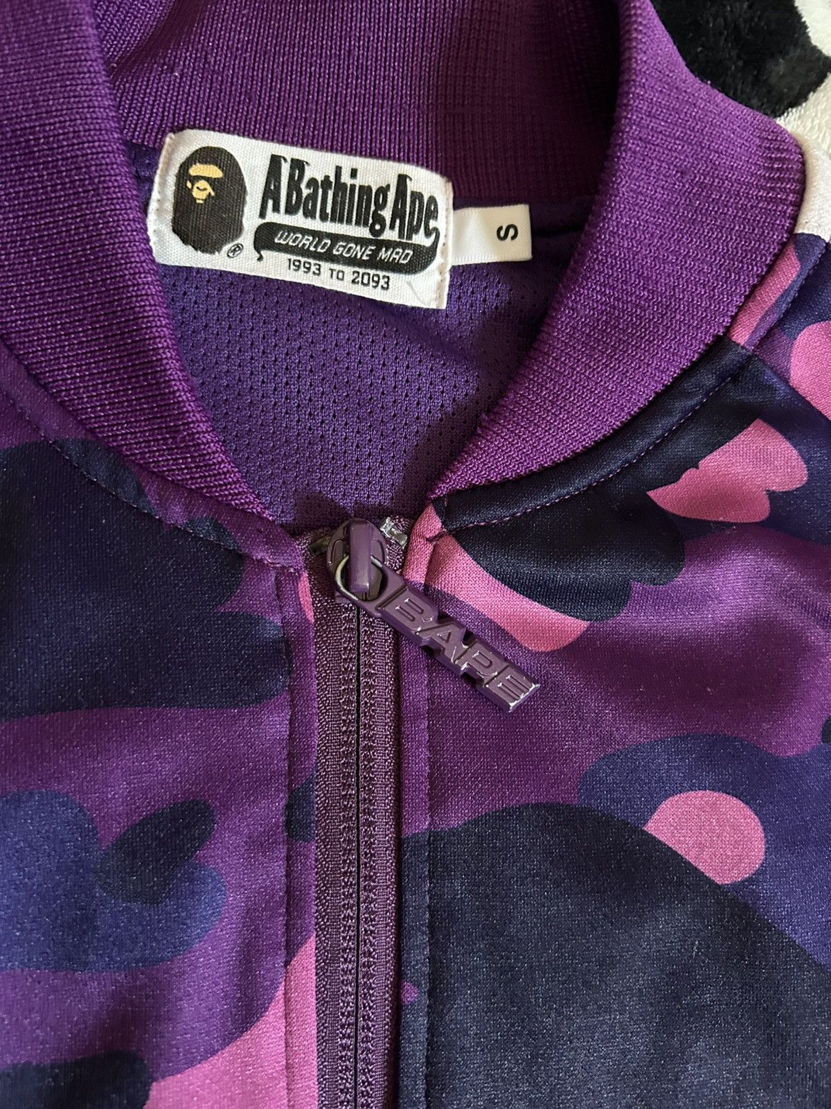 Bape Bape Purple Camo Track Jacket Size US S / EU 44-46 / 1 - 2 Thumbnail