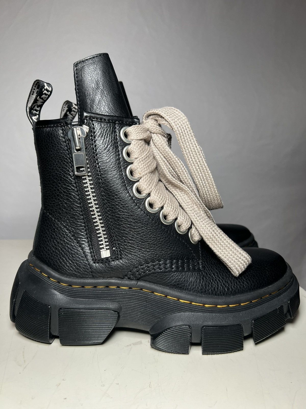 Dr. Martens × Rick Owens Rick Owens x Dr Martens 1460 Jumbo Lace DMXL Boots Size US 5 / EU 37 - 3 Thumbnail