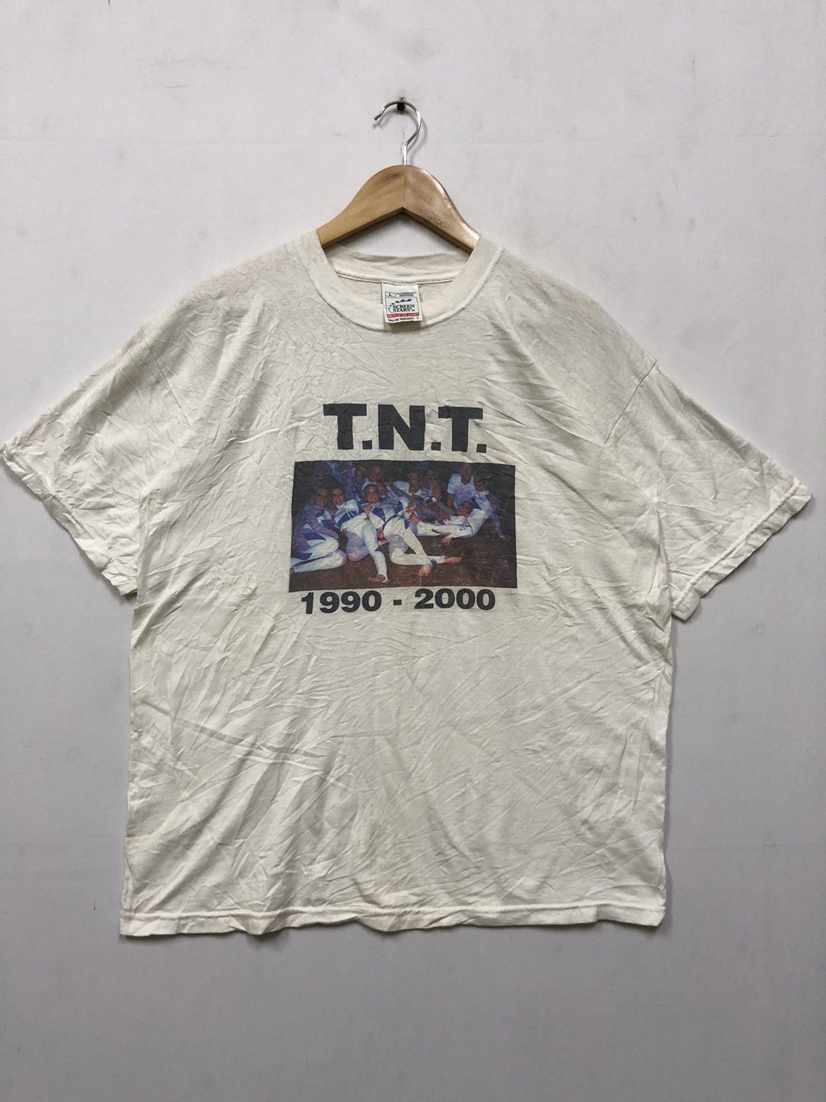 Band Tees × Vintage VINTAGE 90s TNT SIMPLT THE BEST Size US L / EU 52-54 / 3 - 1 Thumbnail