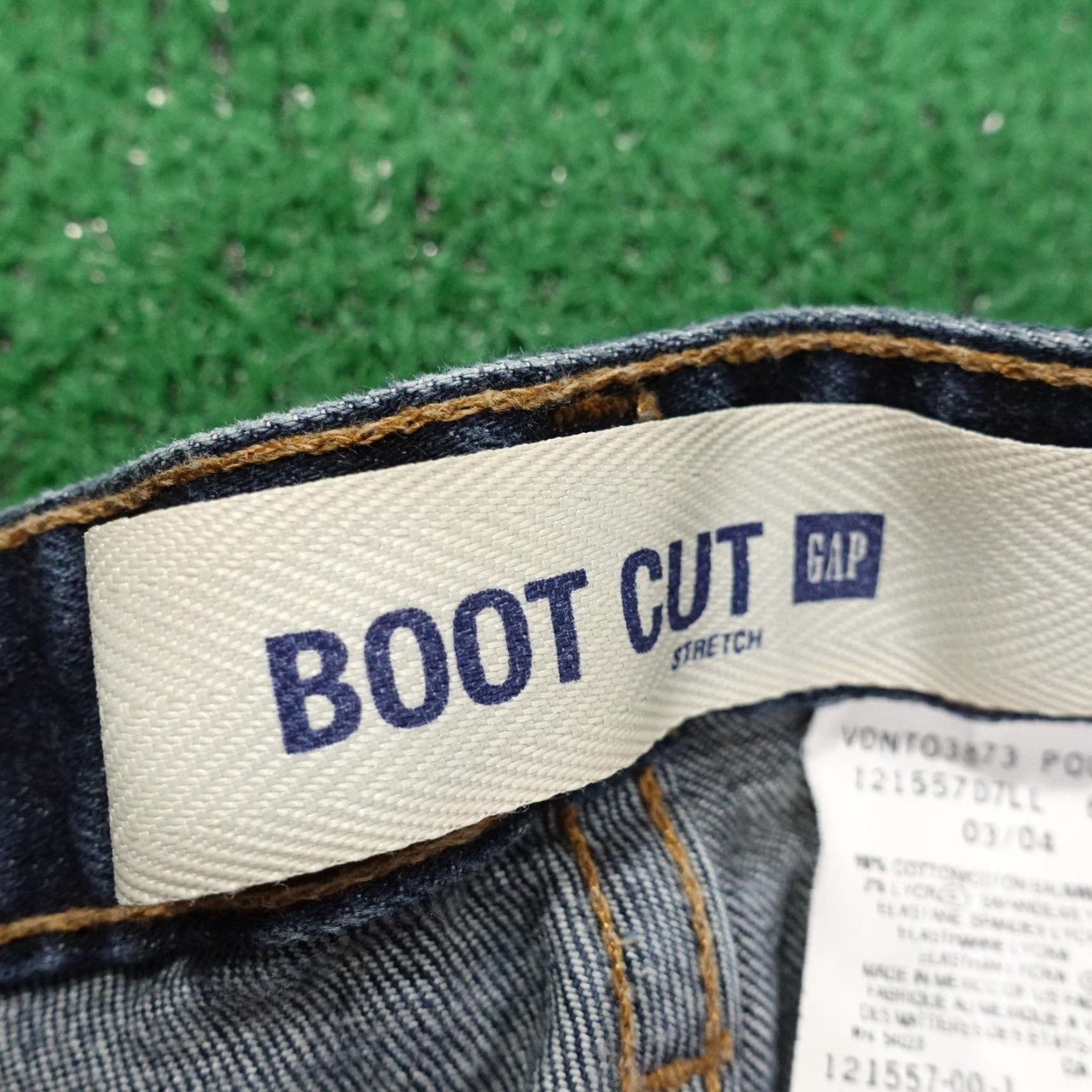 Gap VINTAGE Gap Jeans Women 4 Tall Bootcut Denim Blue 2000s Dark Wash Stretch pants Women 4 Tall Size 27" / US 4 / IT 40 - 7 Thumbnail