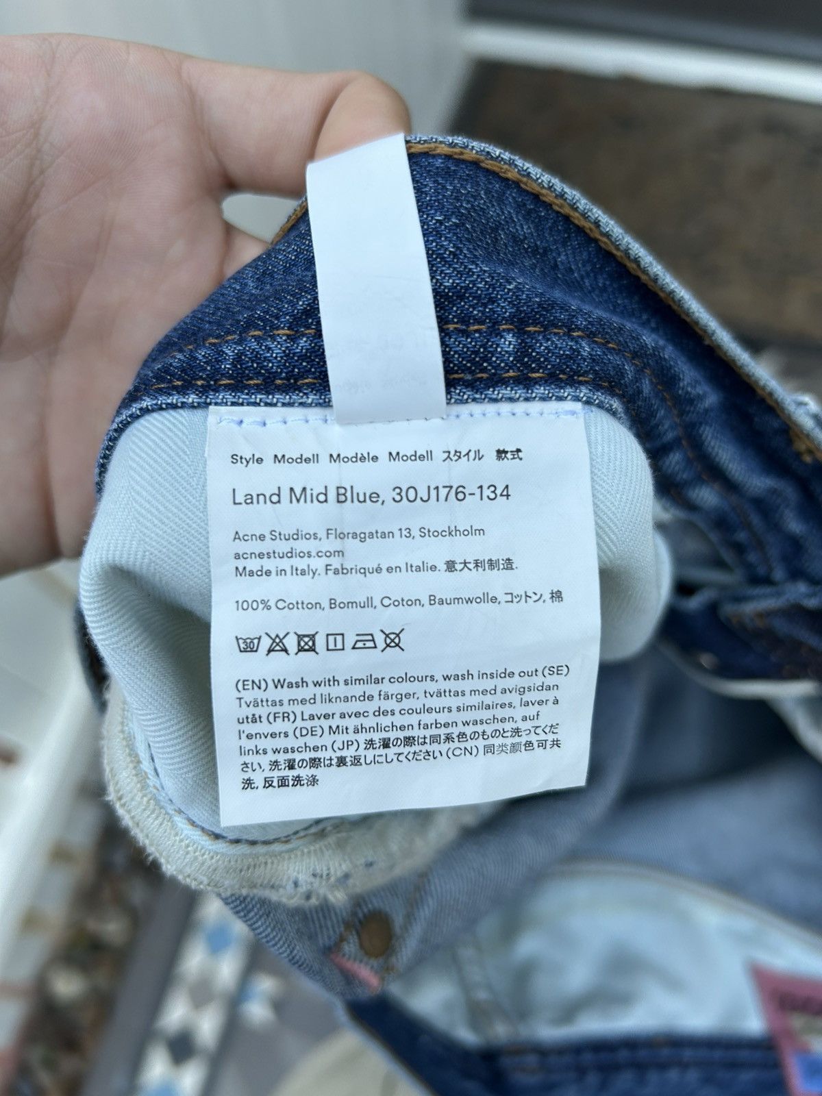 Acne Studios Acne Studios - Land Blue Mid Jeans Size US 36 / EU 52 - 5 Thumbnail