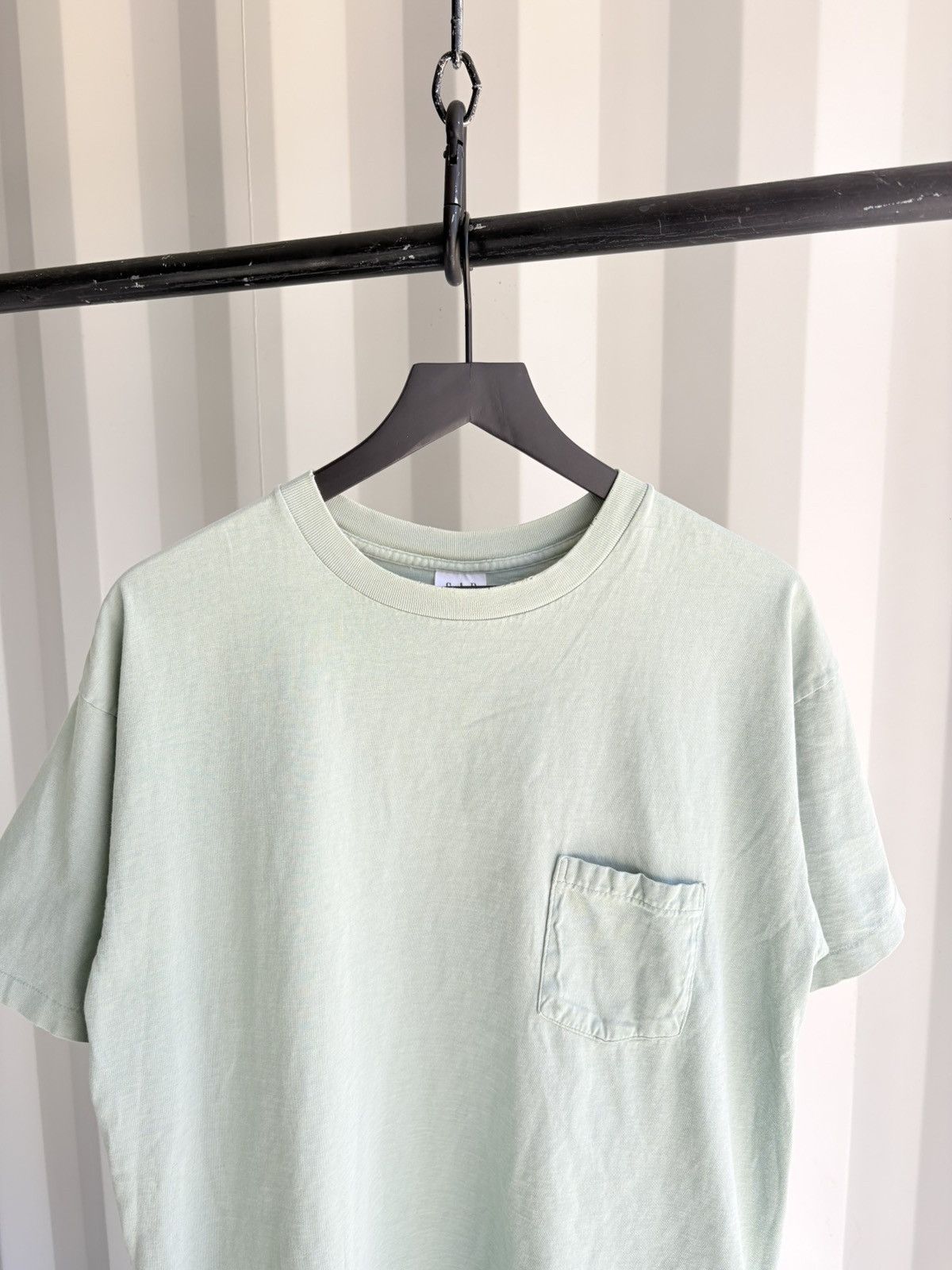 Vintage Thrashed Boxy Fit Pocket Faded Distressed Shirt ERD GRUNGE Size US XL / EU 56 / 4 - 3 Thumbnail