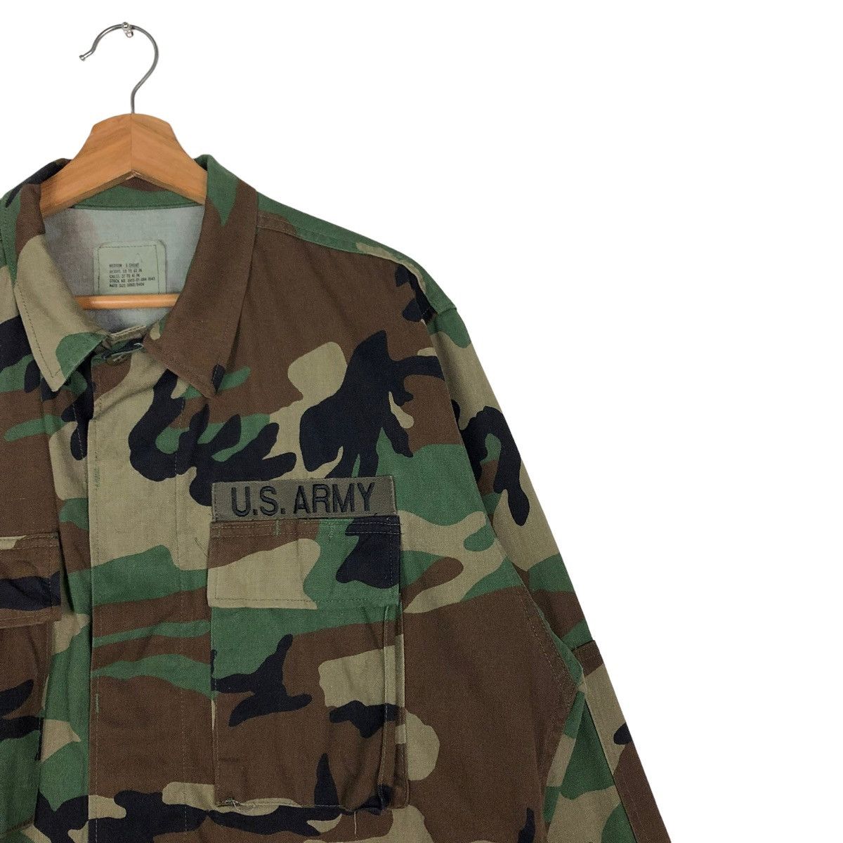 Vintage 🔥Vintage Cropped Chore Camoflouge Jacket US Army Size US S / EU 44-46 / 1 - 6 Thumbnail