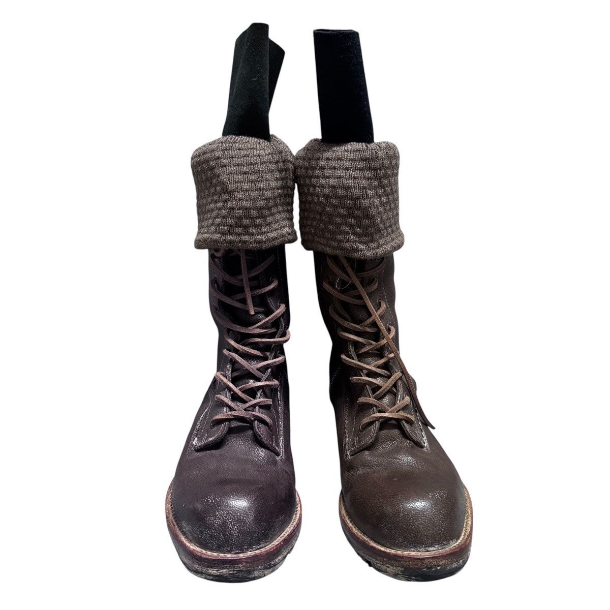 Maison MIHARA YASUHIRO Miharayasuhiro 3 Layer Combat Boots Size US 7.5 / IT 37.5 - 3 Thumbnail