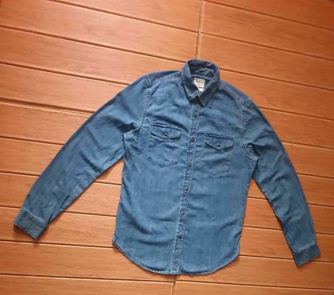 Gap Gap stonewash western shirt Size US M / EU 48-50 / 2 - 7 Thumbnail