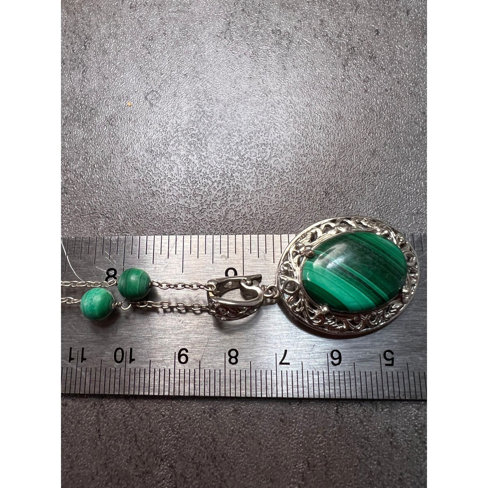 Other Karis African malachite 18 inch necklace in platinum bond Size ONE SIZE - 6 Thumbnail