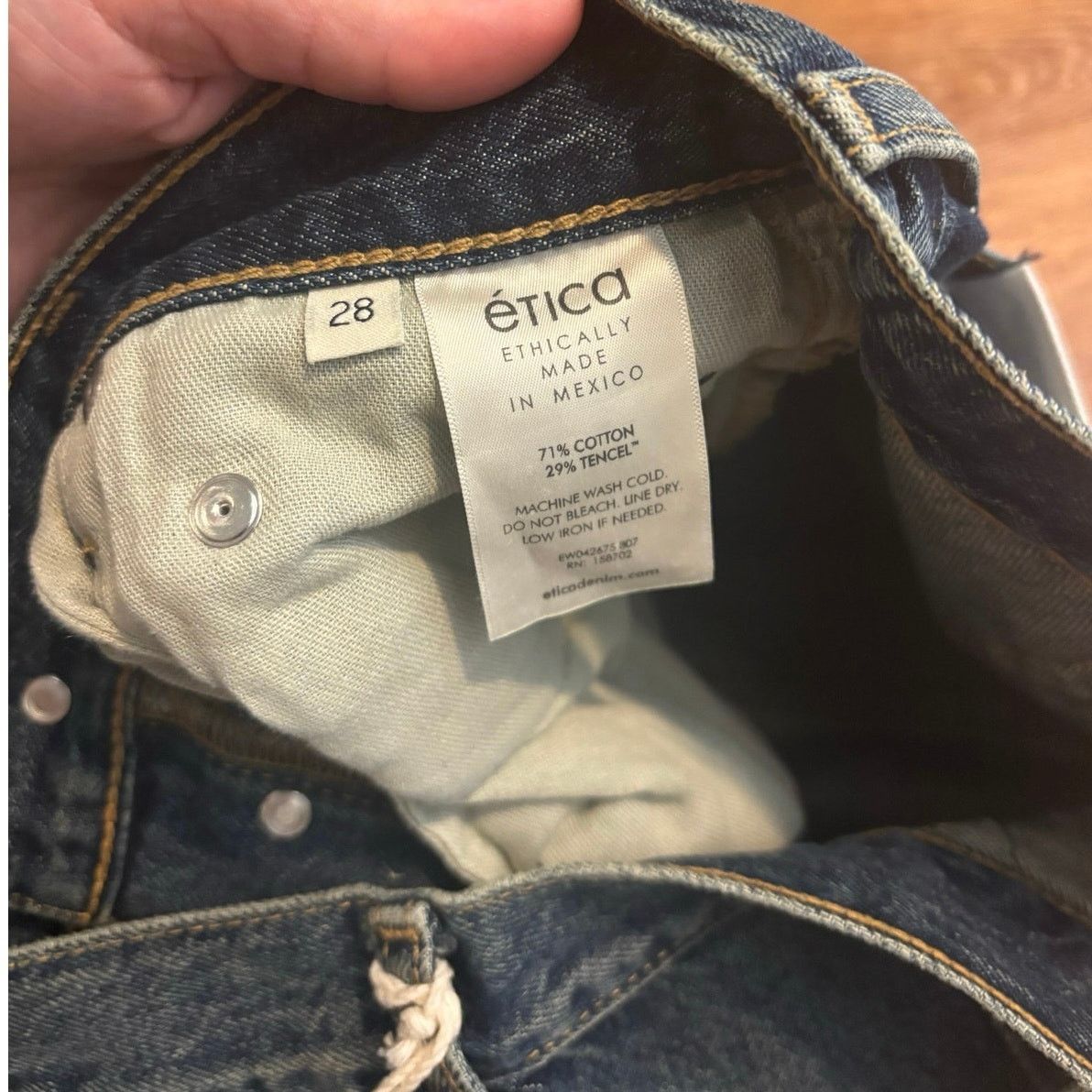 ETICA NWT Etica X Anthropologie Marley Ultra High Rise Jean 28 Size 28" / US 6 / IT 42 - 7 Thumbnail