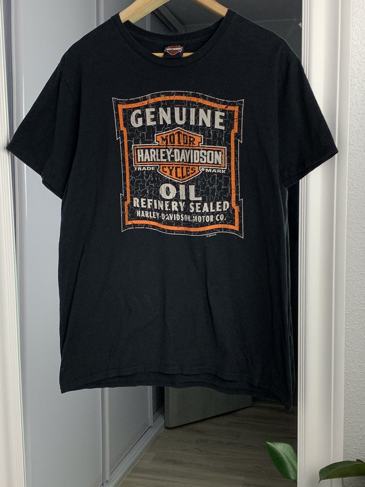 Harley Davidson Vintage HARLEY DAVIDSON Tee Edinburg 3D Emblem Graphic Size US L / EU 52-54 / 3 - 5 Thumbnail