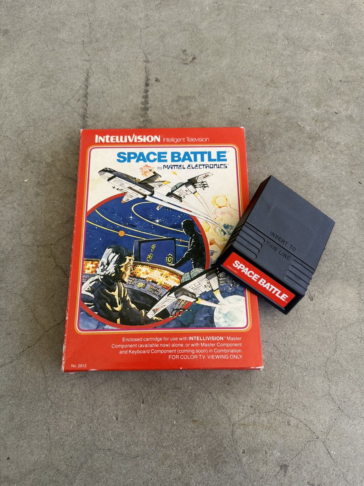 Nintendo Space Battle Mattel Intellivision 1979 Video Game in Box Size ONE SIZE - 1 Thumbnail