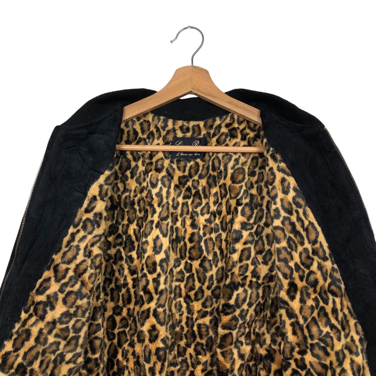 Japanese Brand 📌Vintage Suede Bomber Jacket Mink Fur Blanket Issey Miyake Size US M / EU 48-50 / 2 - 15 Thumbnail