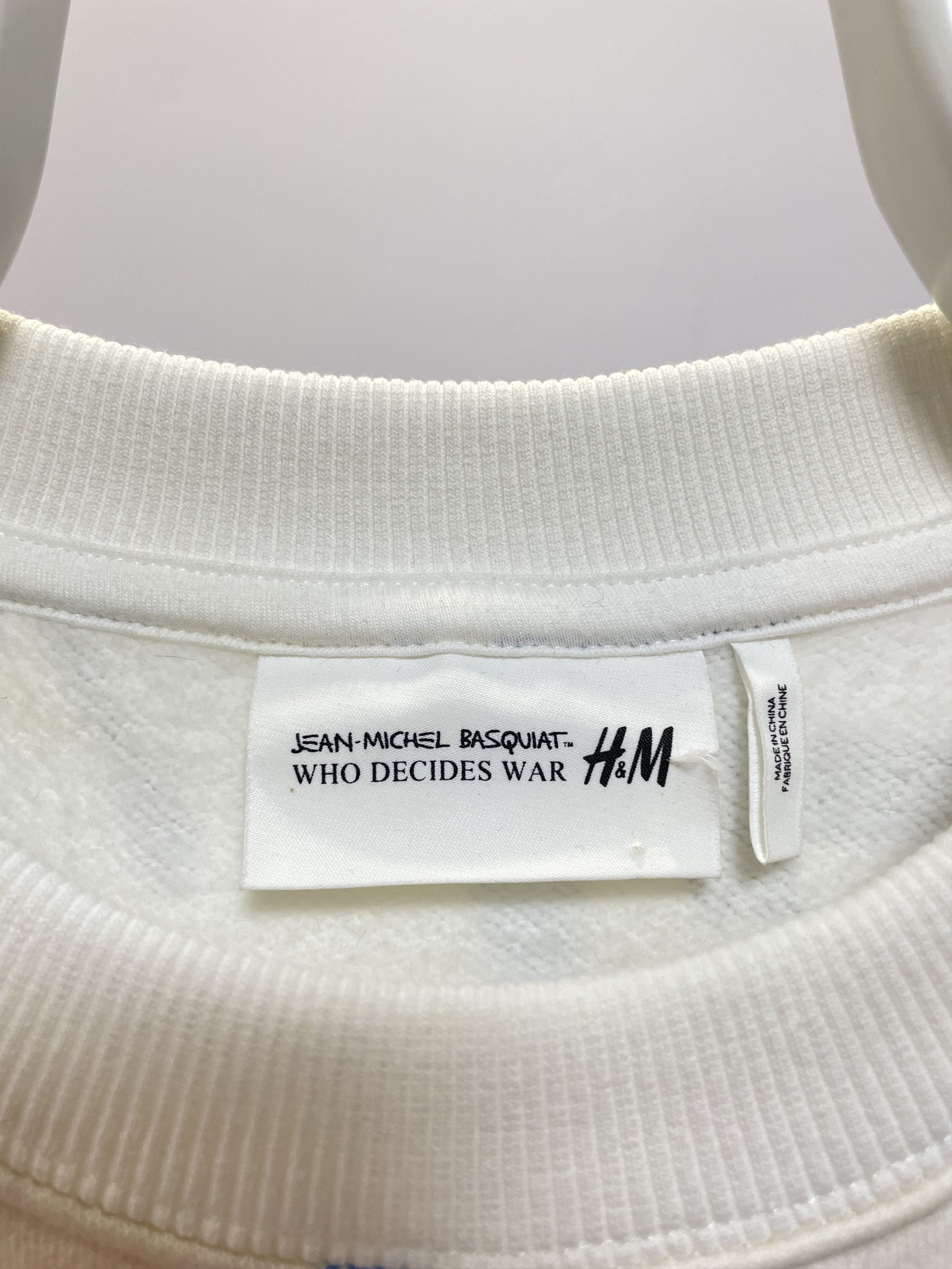 H&M × Jean-Michel Basquiat × Who Decides War Jean-Michel Basquiat Who Decides War H&M Sweatshirt Oversize Size US XL / EU 56 / 4 - 10 Thumbnail