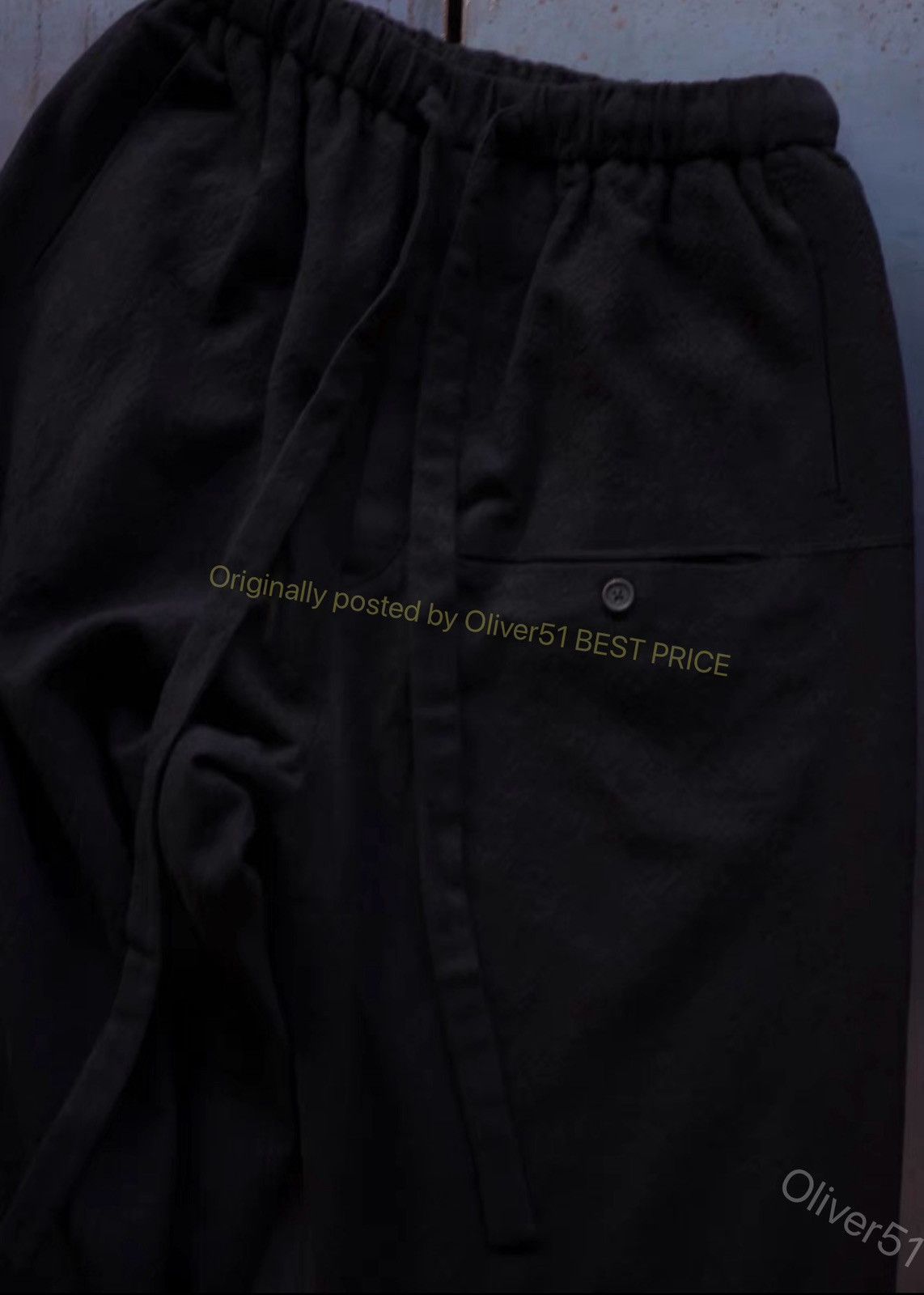 Ziggy Chen Ziggy Chen 22AW Illusion Cashmere Pants YYYY17/2610 Size US 28 / EU 44 - 4 Thumbnail