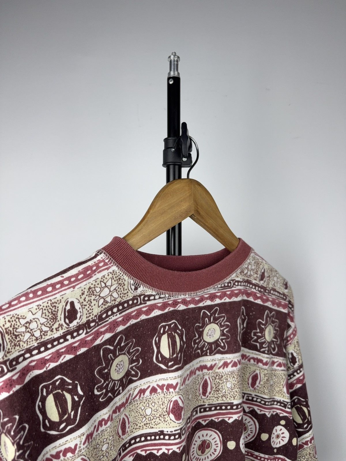 Japanese Brand Vintage 90s Tribal Ethnic All Over Print Cottontown Y2K Tee Size US S / EU 44-46 / 1 - 4 Thumbnail