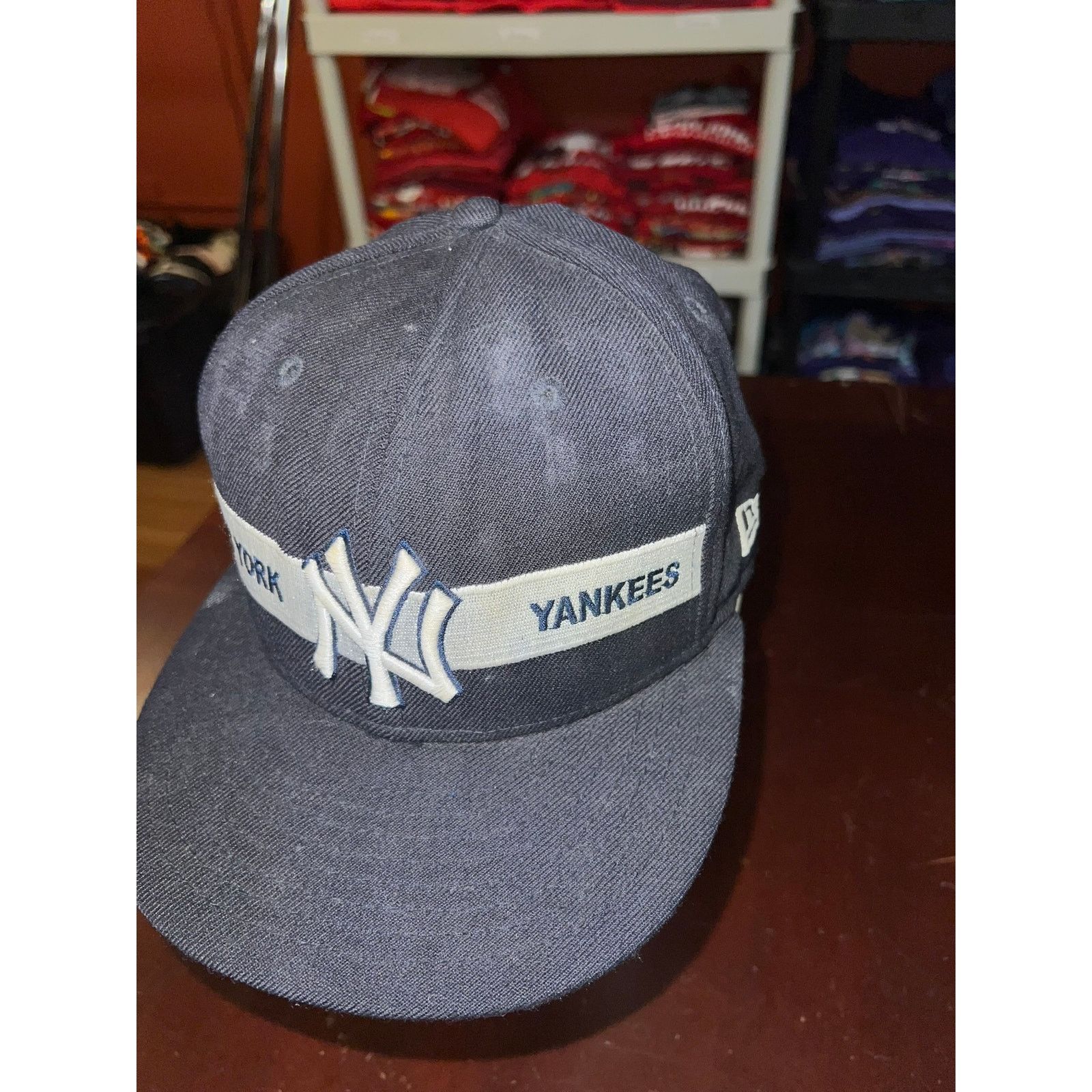 New Era New Era New York Yankees Snapback Hat Cap MLB Baseball Worn Size ONE SIZE - 3 Thumbnail