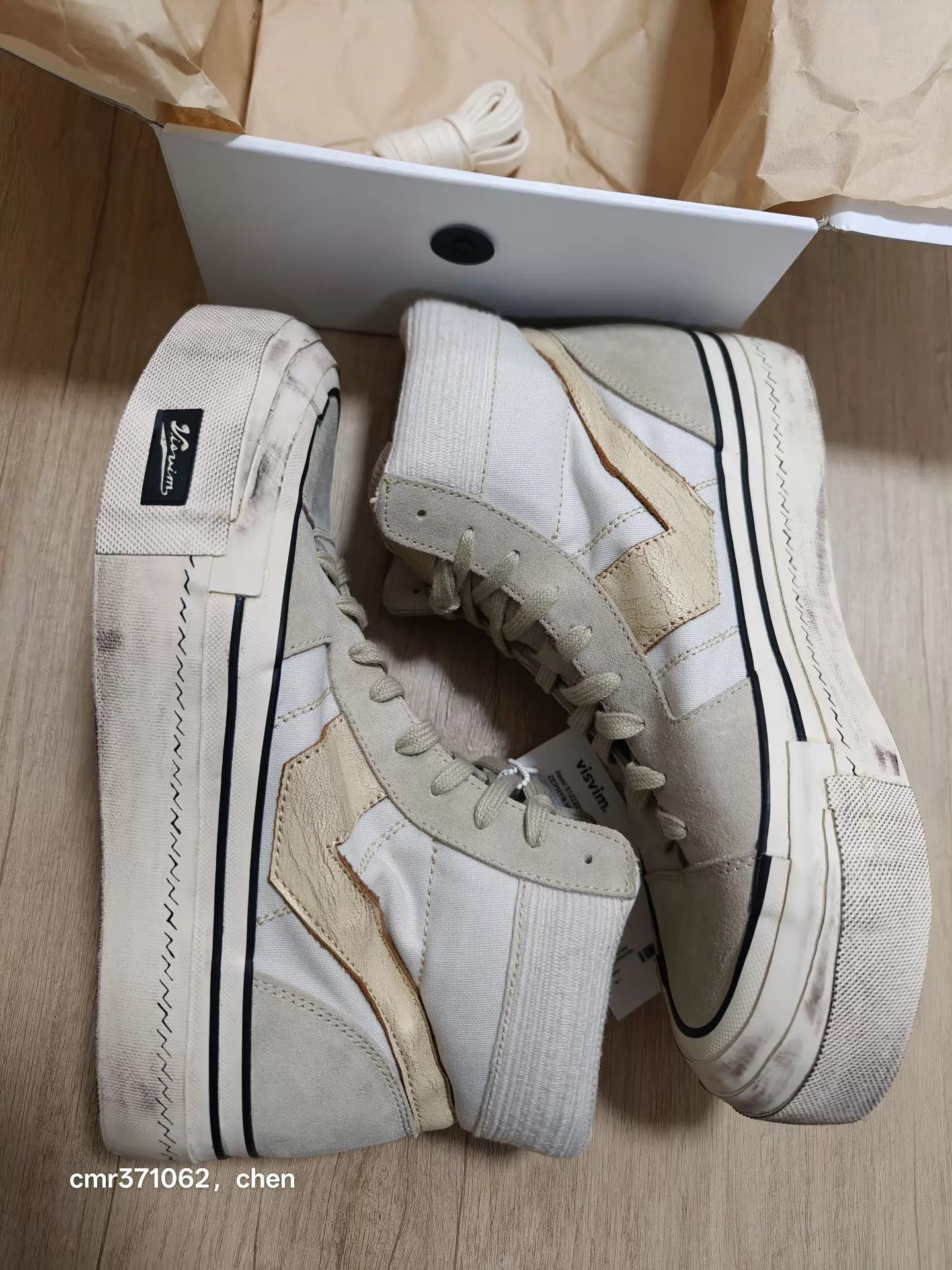 Visvim visvim 22AW Zephyr Hi G.Patten Ivory 11 Size US 11 / EU 44 - 4 Thumbnail