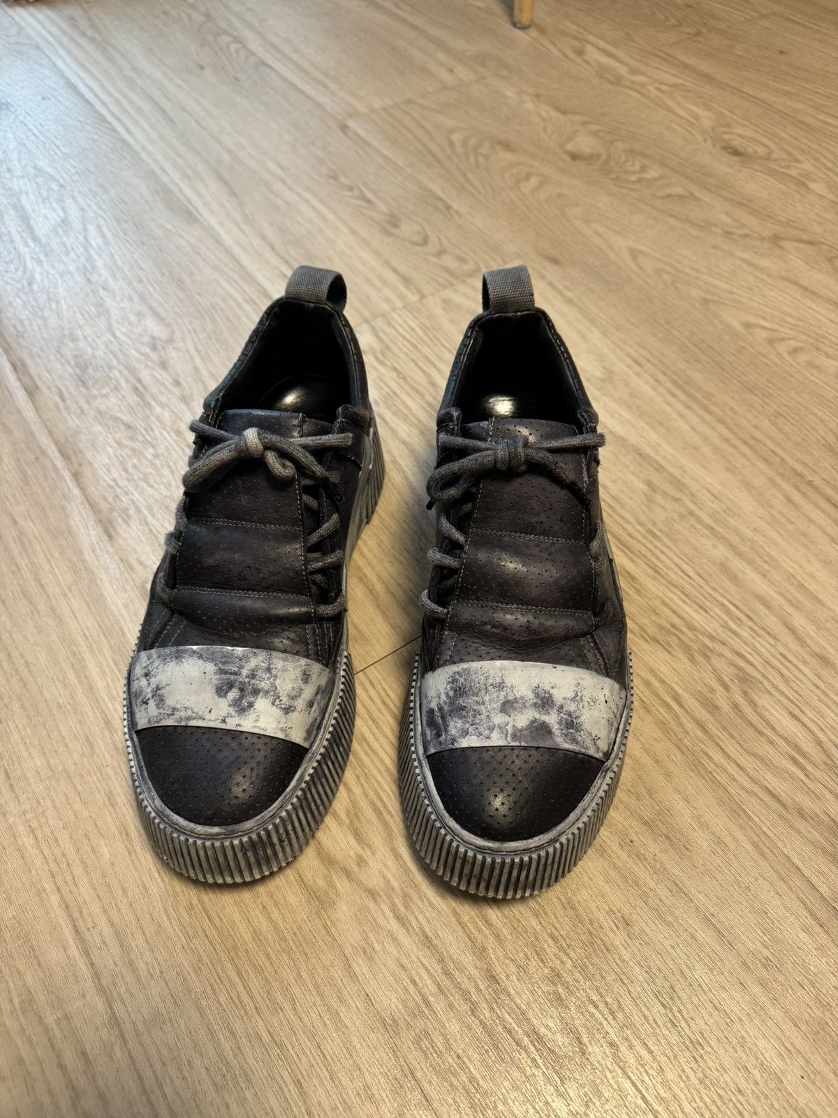 Boris Bidjan Saberi Boris Bidjan Saberi Bamba Low Sneakers – Size 45 Size US 12 / EU 45 - 3 Thumbnail