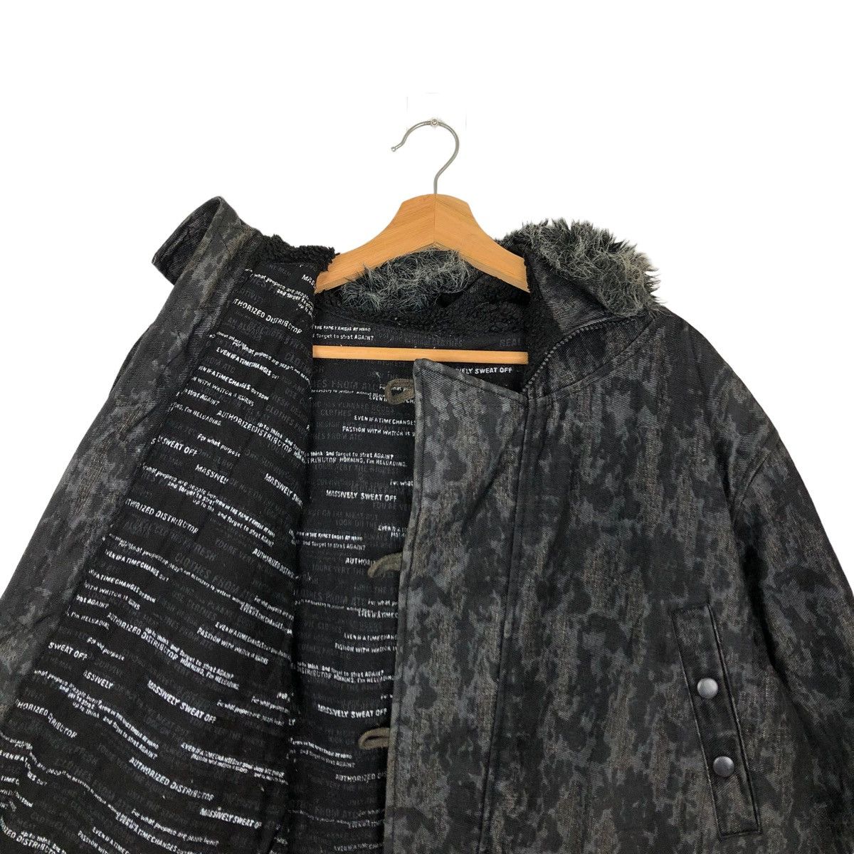 In The Attic 💥90’s Rare Over Size Jacket In The Attic Mink Fur Hoodie Size US M / EU 48-50 / 2 - 8 Thumbnail