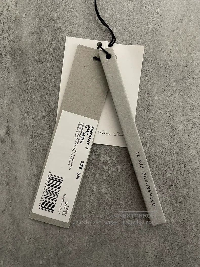 Rick Owens Rick Owens Face mask Size ONE SIZE - 4 Thumbnail