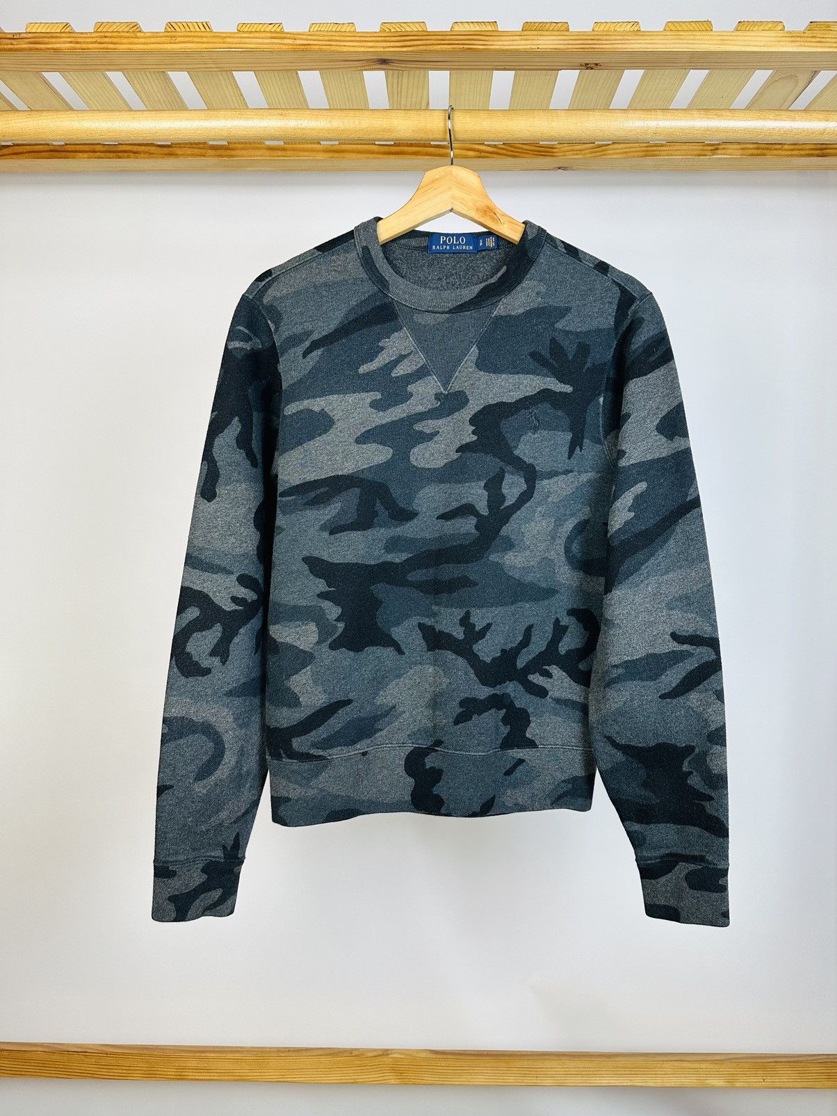 Polo Ralph Lauren × Ralph Lauren Polo Ralph Lauren camo sweatshirt hoodie military size S Size US S / EU 44-46 / 1 - 1 Thumbnail