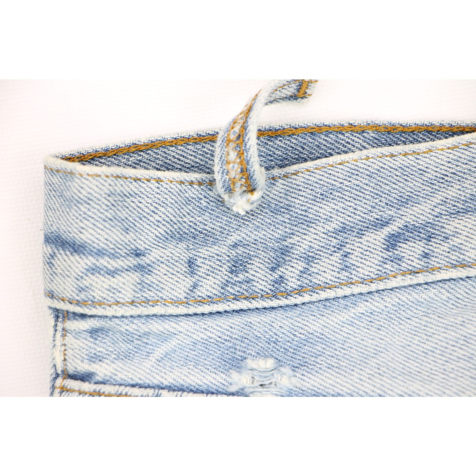 Levi's 80s Vintage Levi's 501 Distressed Light Wash Denim Jeans Size US 31 - 7 Thumbnail