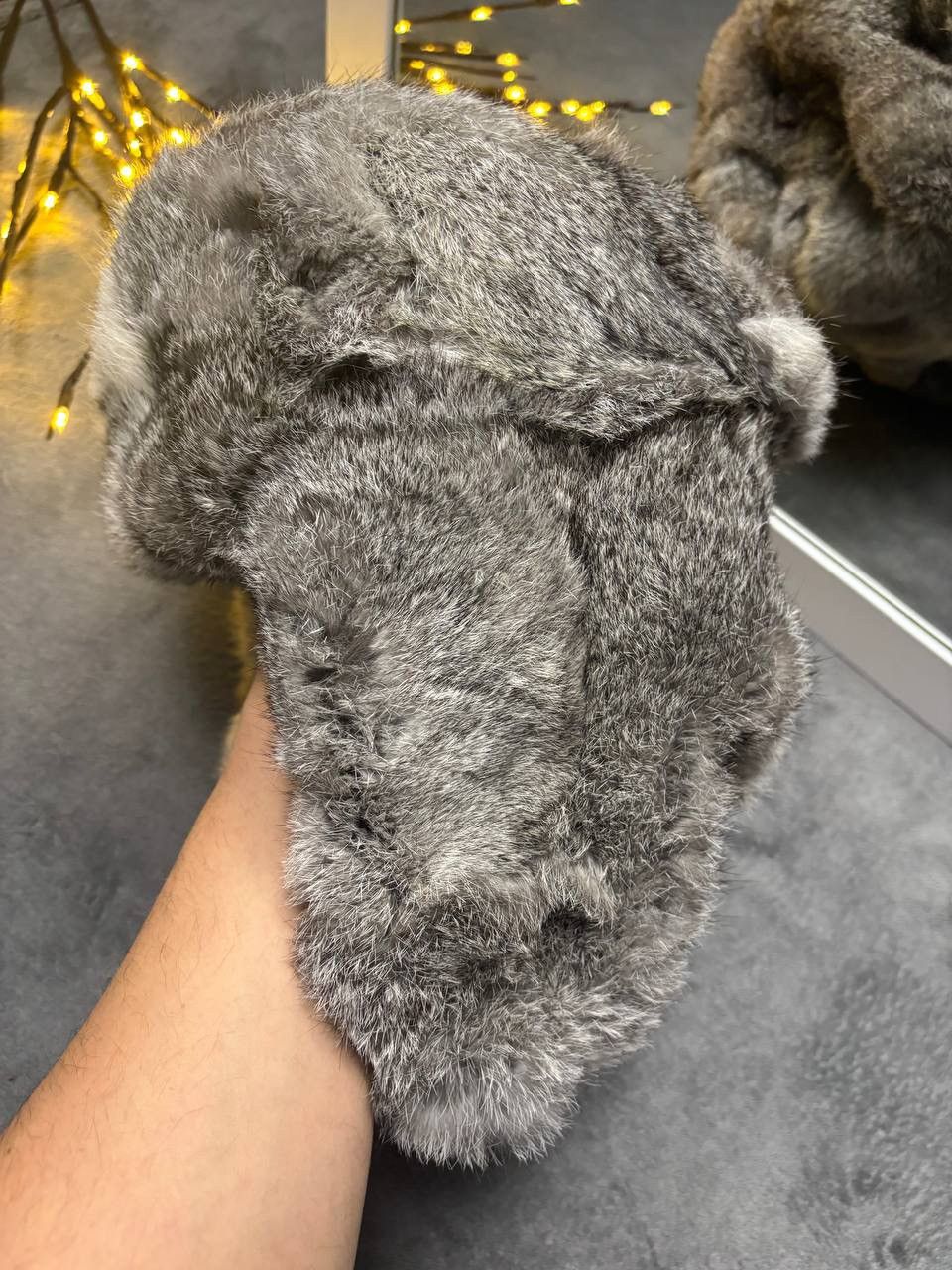 Japanese Brand × Vintage Japanese Vintage rabbit Fur Alt Brown Drain USSR Ushanka Hat Size ONE SIZE - 6 Thumbnail