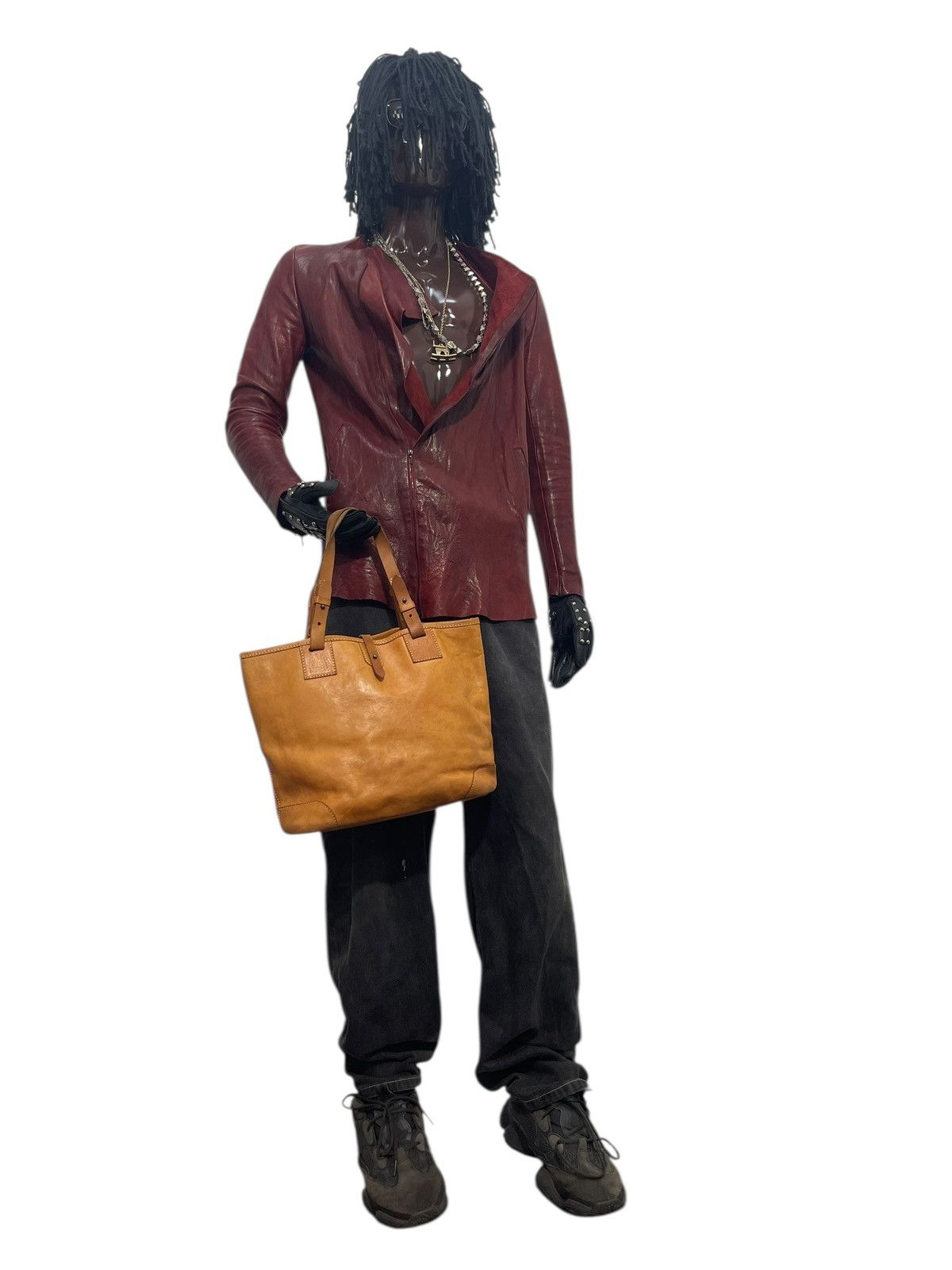 Genuine Leather Full Leather Beauty Patina Peaks Peak Japan Tote Bag 2🟩1 Size ONE SIZE - 2 Thumbnail