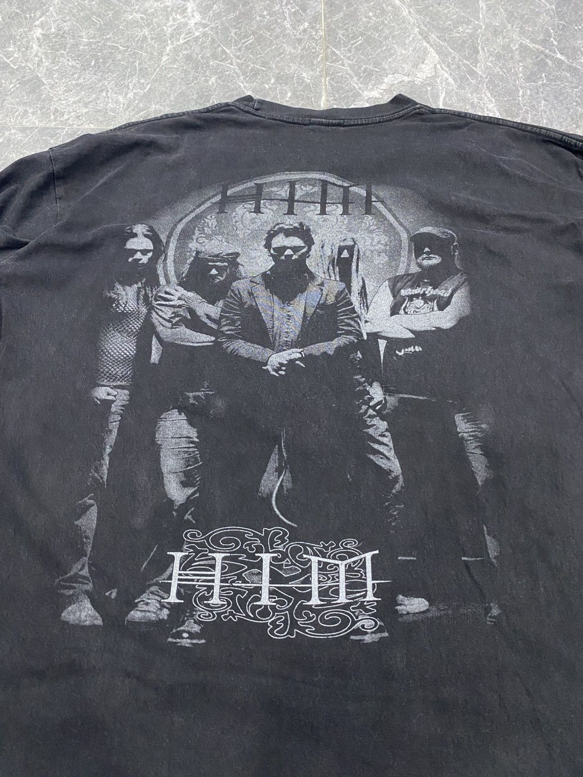 Band Tees Vintage HIM Gothic Rock Band Tshirt Size US XL / EU 56 / 4 - 4 Thumbnail
