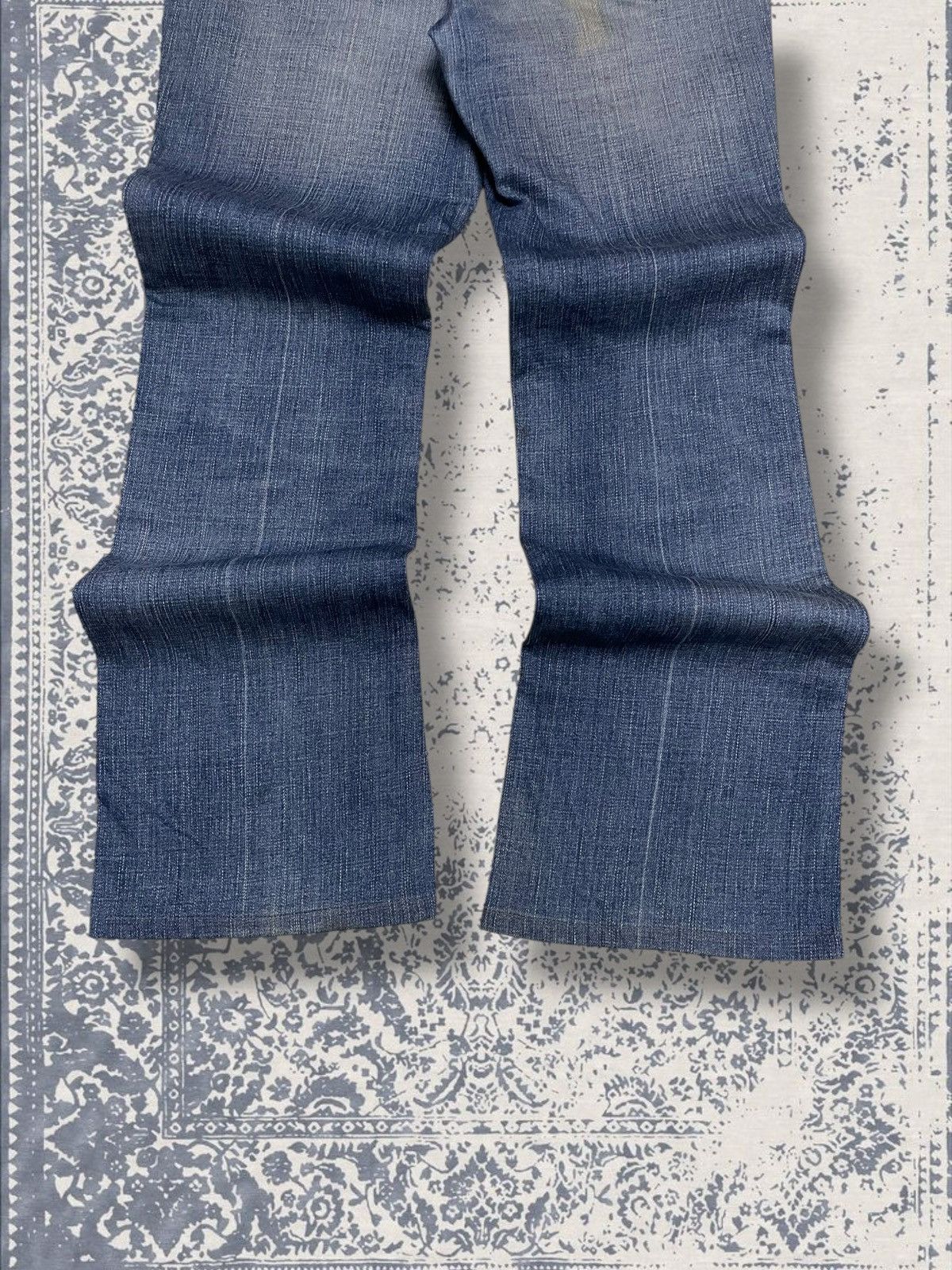 Designer × Polo Ralph Lauren × Vintage Vintage 90s Og Designer Ralph Lauren Flared Distressee Denim Size US 27 - 11 Thumbnail