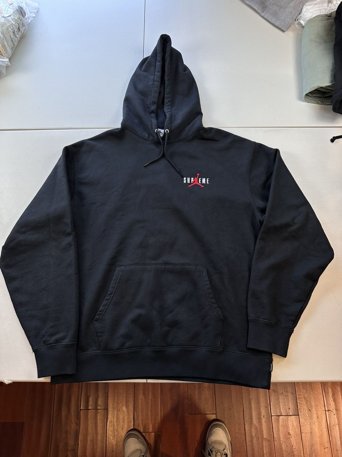 Supreme Jordan Hooded Sweatshirt Black 【公式通販】