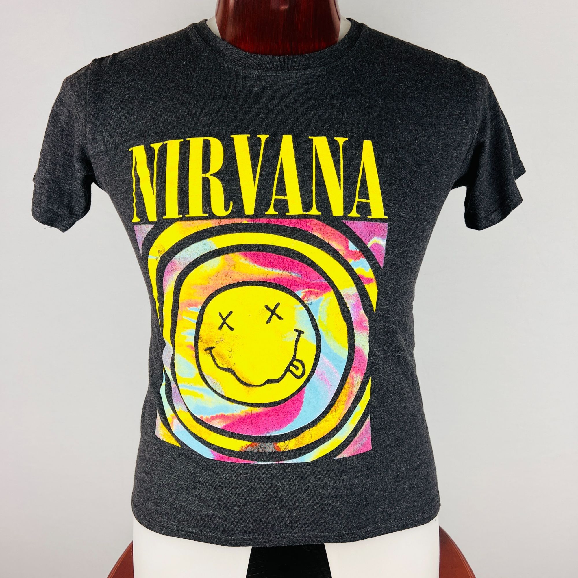 Other Nirvana Drunk Logo Smiley Face Rainbow Colors Small T-Shirt Size US S / EU 44-46 / 1 - 1 Thumbnail