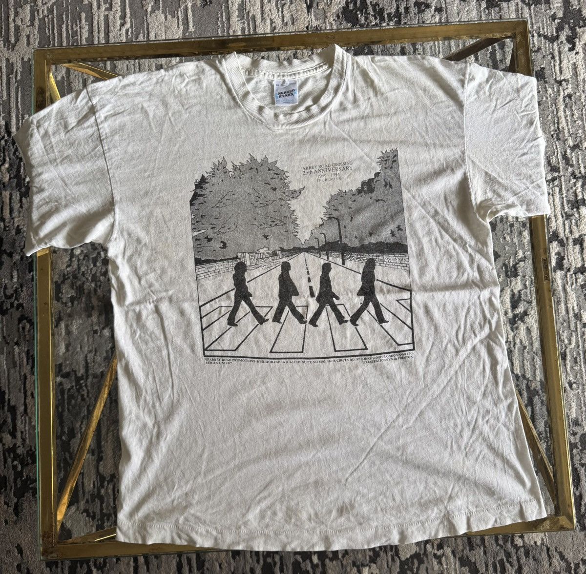 Band Tees × Vintage Vintage The Beatles Abbey Road PS01 Size US L / EU 52-54 / 3 - 2 Thumbnail