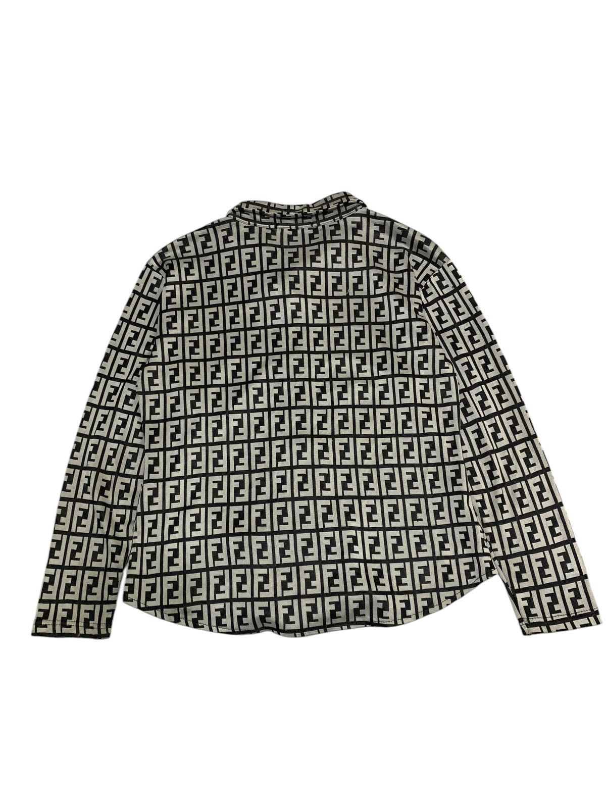 Fendi 🔥VTG FENDI ZUCCA MONOGRAM SHIRTS (BUTTON UP) Size M / US 6-8 / IT 42-44 - 4 Thumbnail