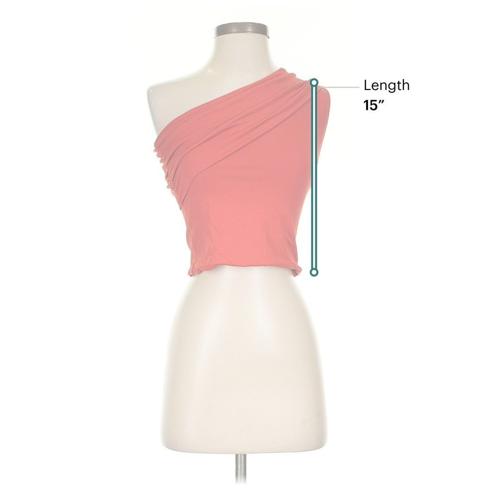 Other Meshki Red One Shoulder Draped Top M Size M / US 6-8 / IT 42-44 - 4 Thumbnail