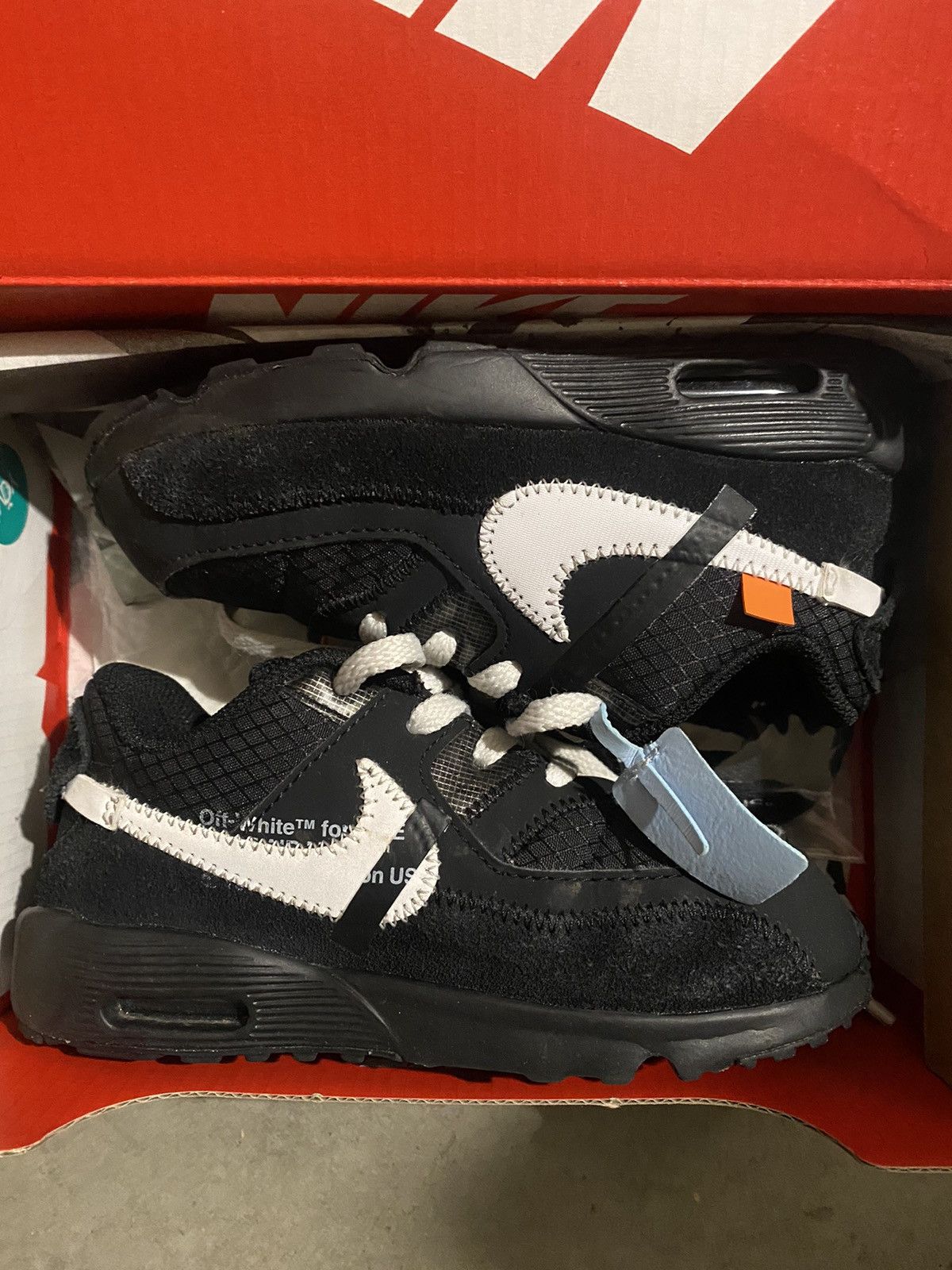 Nike Toddler 9C Off White Air Max 90 | Grailed