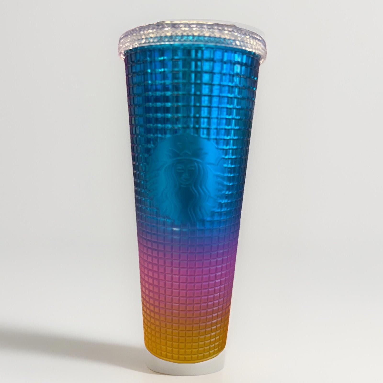 Designer New Starbucks 2023 Tim Singleton Tumbler Rainbow Ombre 24oz Size ONE SIZE - 1 Thumbnail