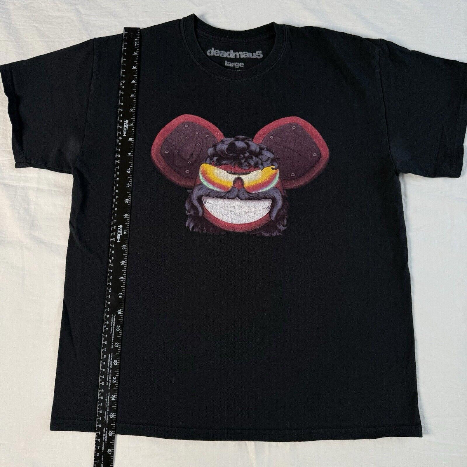 Designer Ultra Rare deadmau5 T-Shirt Size L Official EDM Size US L / EU 52-54 / 3 - 4 Thumbnail