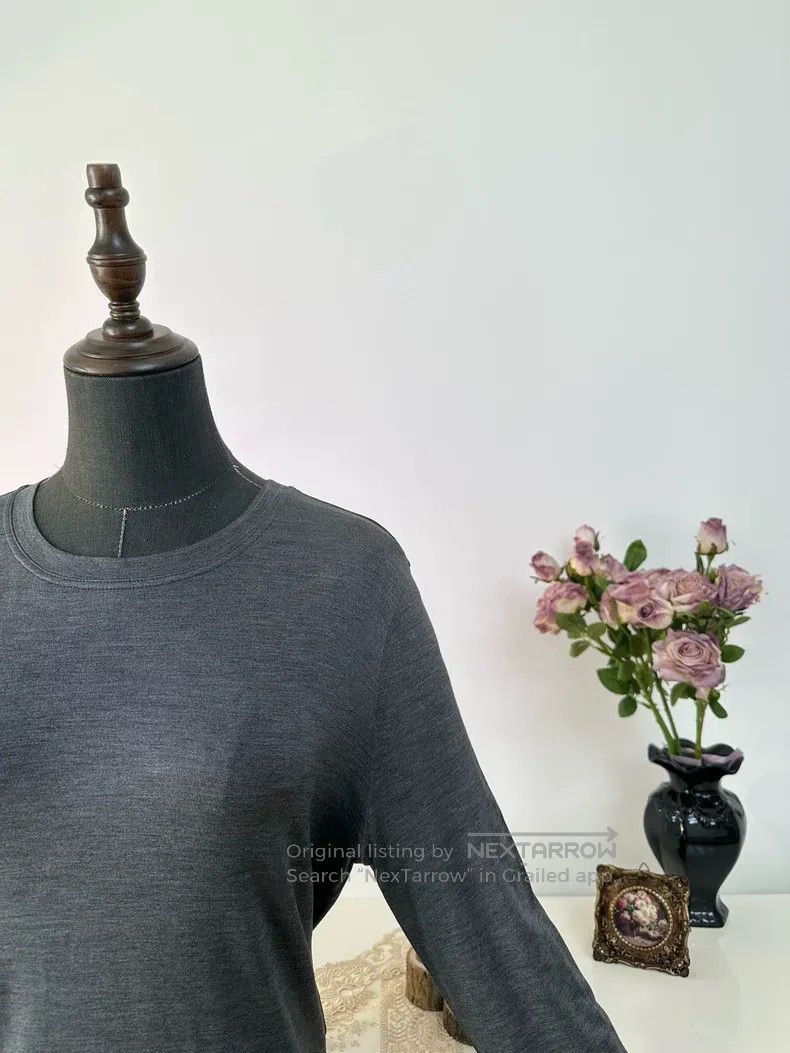 Hermes Hermes 100% Silk Cashmere Blend Ribbed Knit Longline Camis Size S / US 4 / IT 40 - 5 Thumbnail