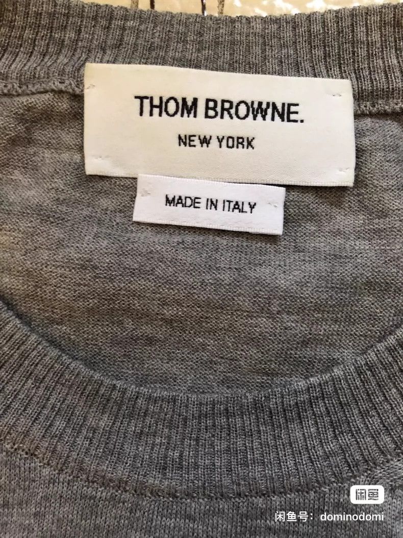 Thom Browne Thom browne Gray thin sweater 2503-Nextarrow Size US XL / EU 56 / 4 - 2 Thumbnail