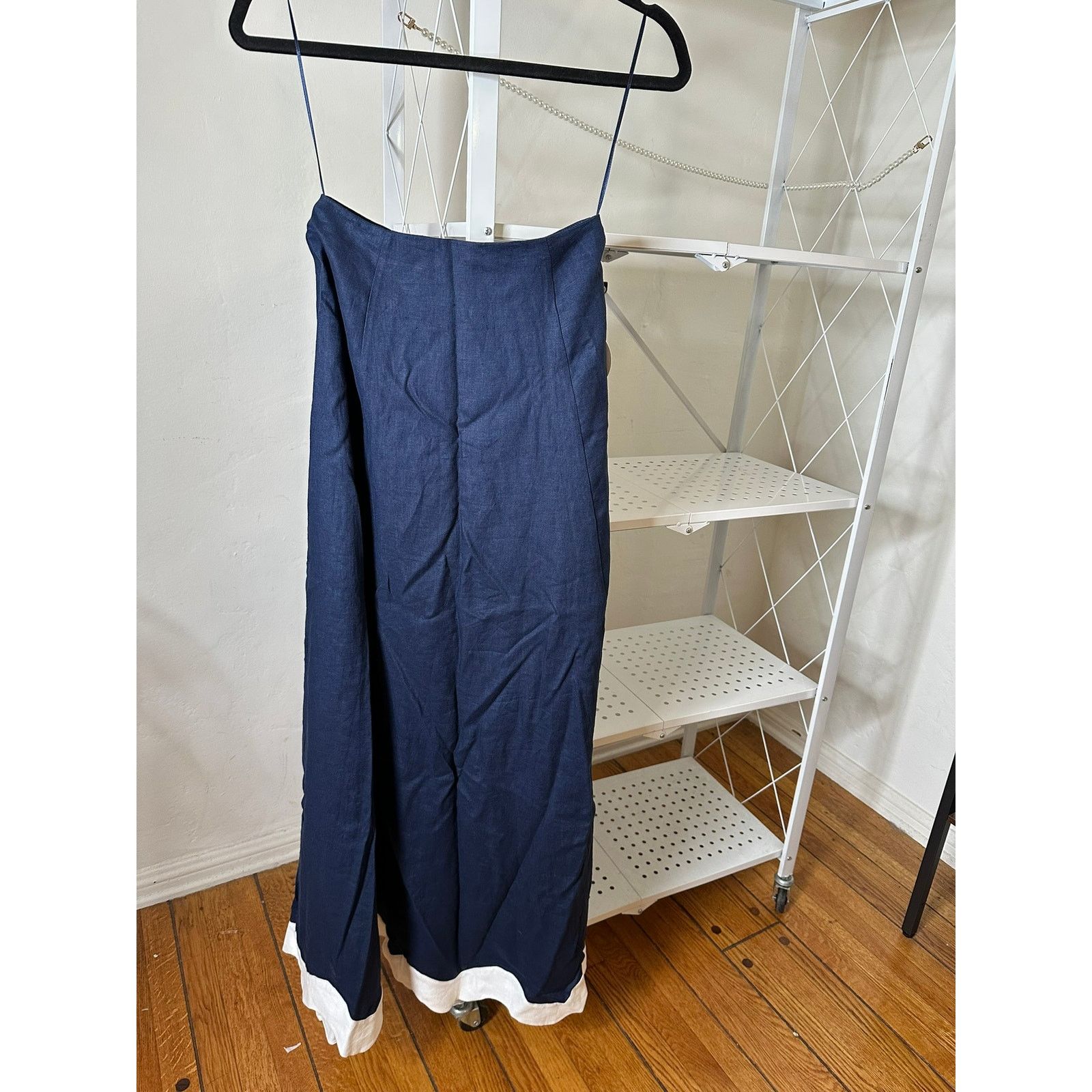 Staud Authentic Staud luciana skirt navy Size 24" / US 00 / IT 34 - 1 Thumbnail